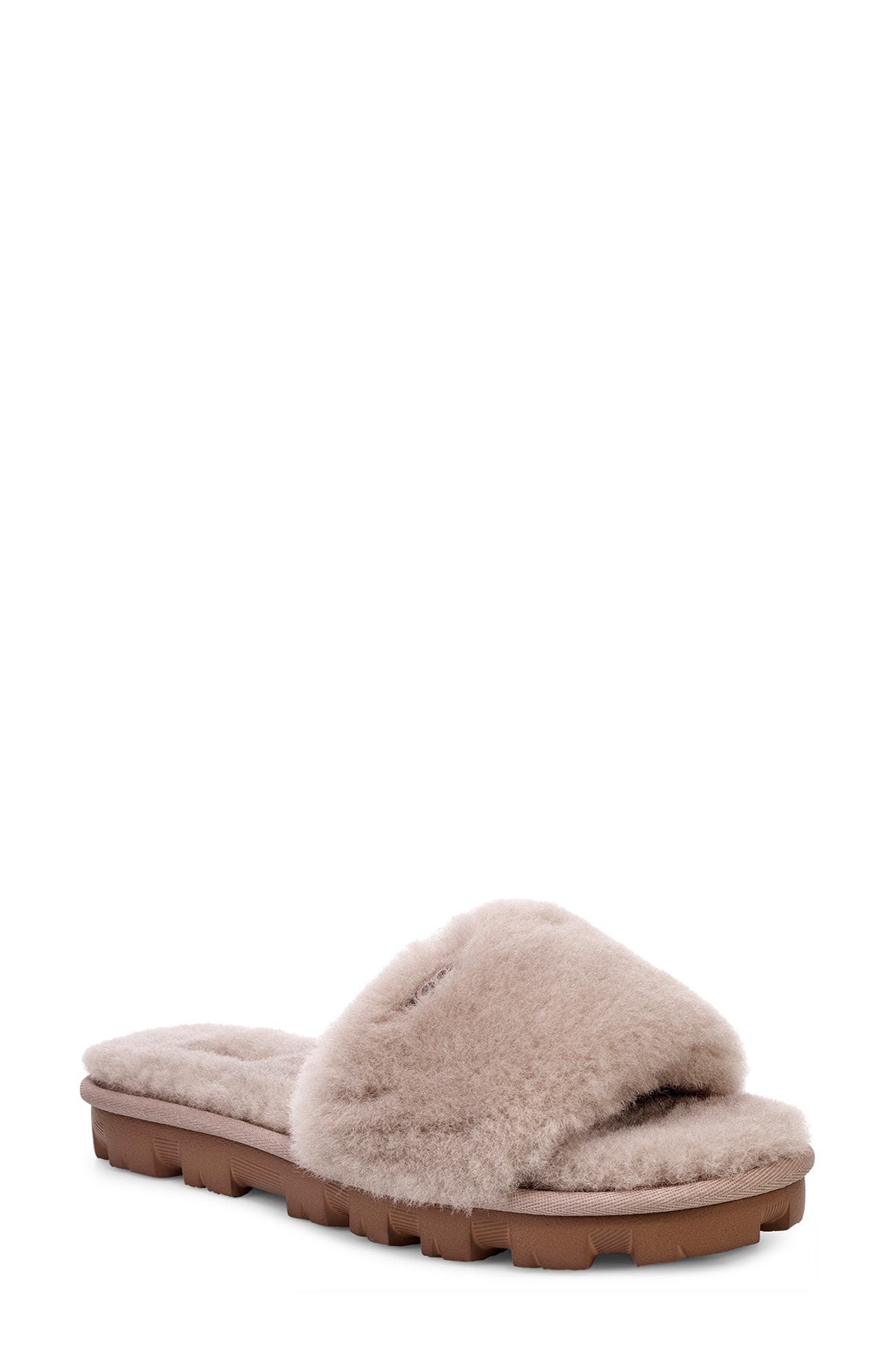 Ugg Cozette Genuine Shearling Slipper, Grey