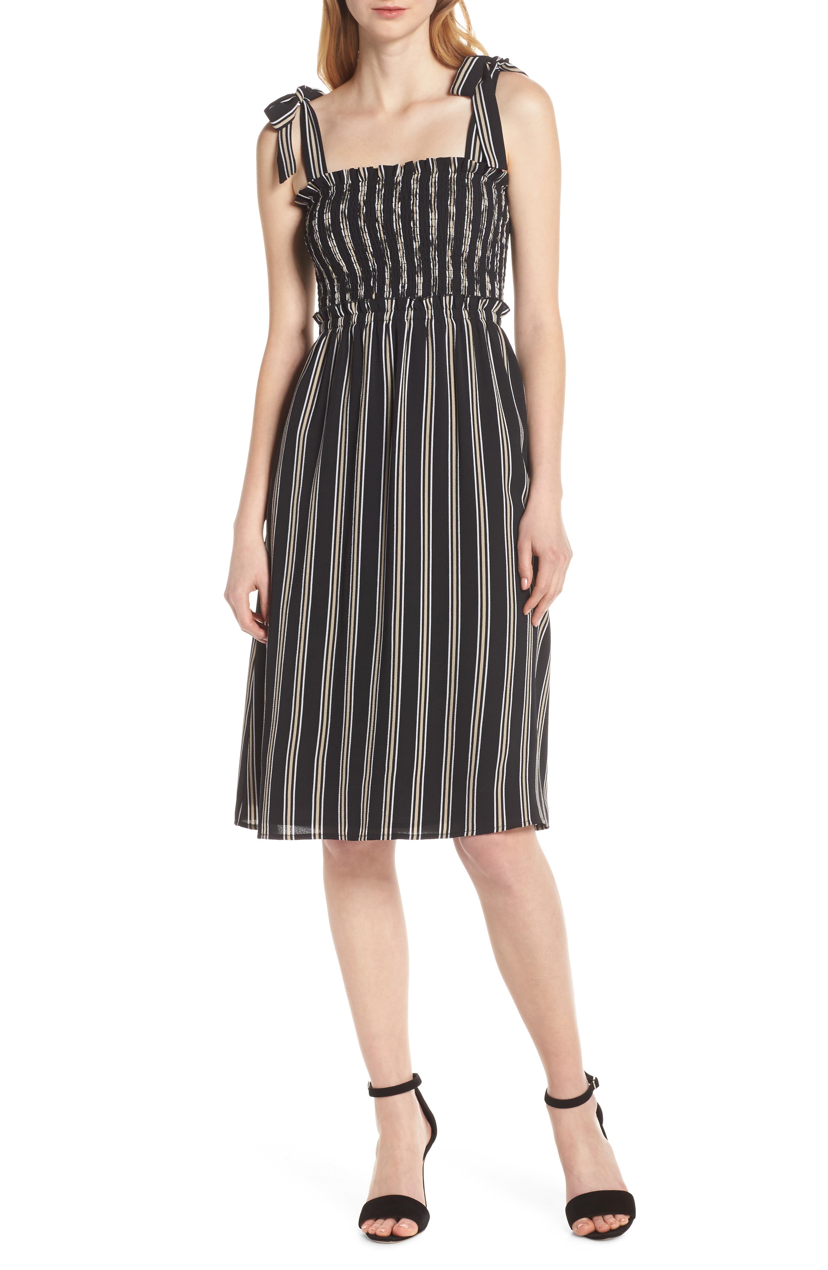 Ali & Jay Tea For Two Crepe Dress, Black