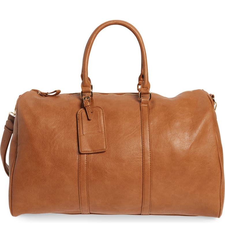 Sole Society 'Lacie' Faux Leather Duffel Bag | Nordstrom
