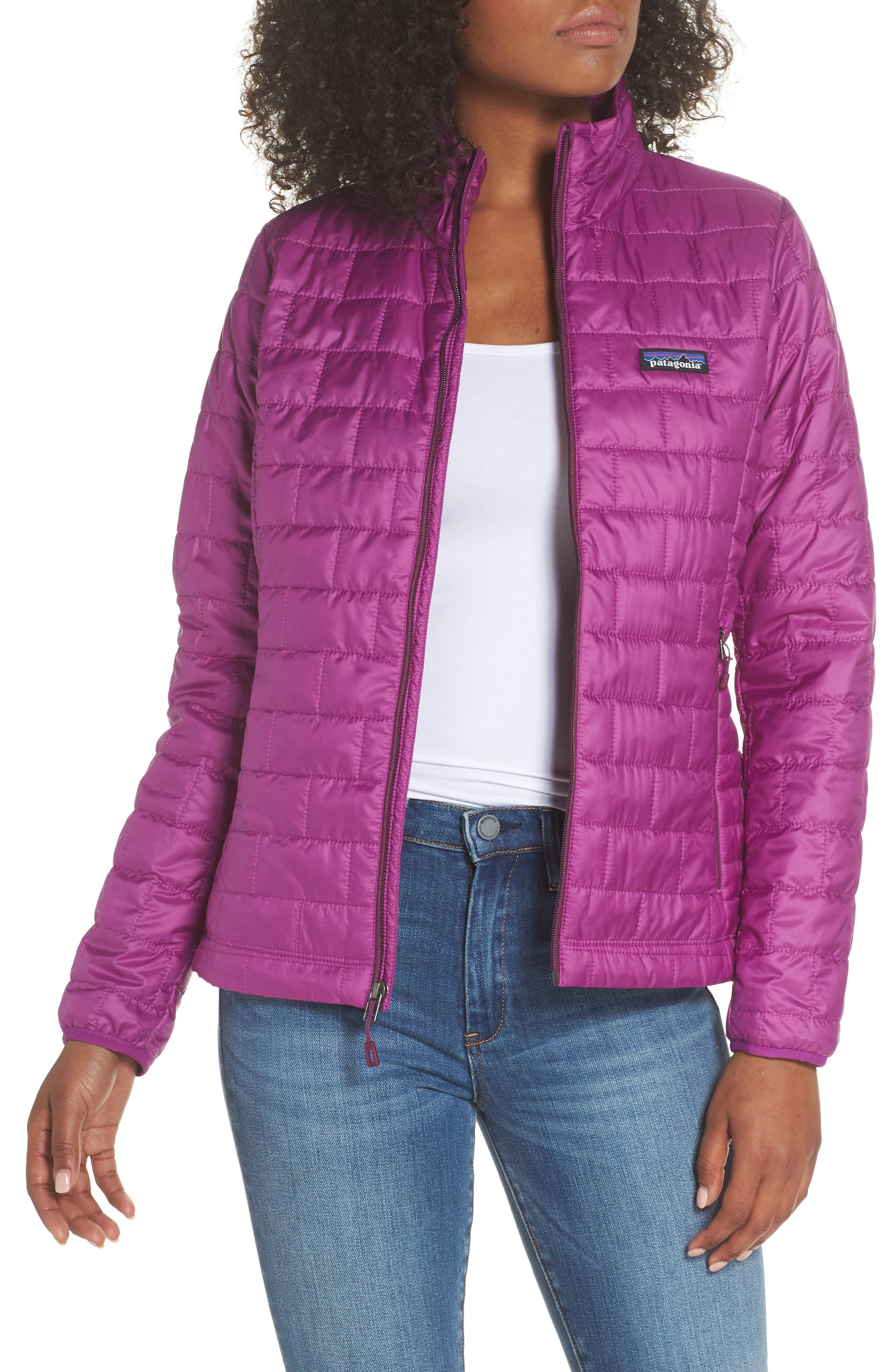 Patagonia Nano Puff Water Resistant Jacket, Purple