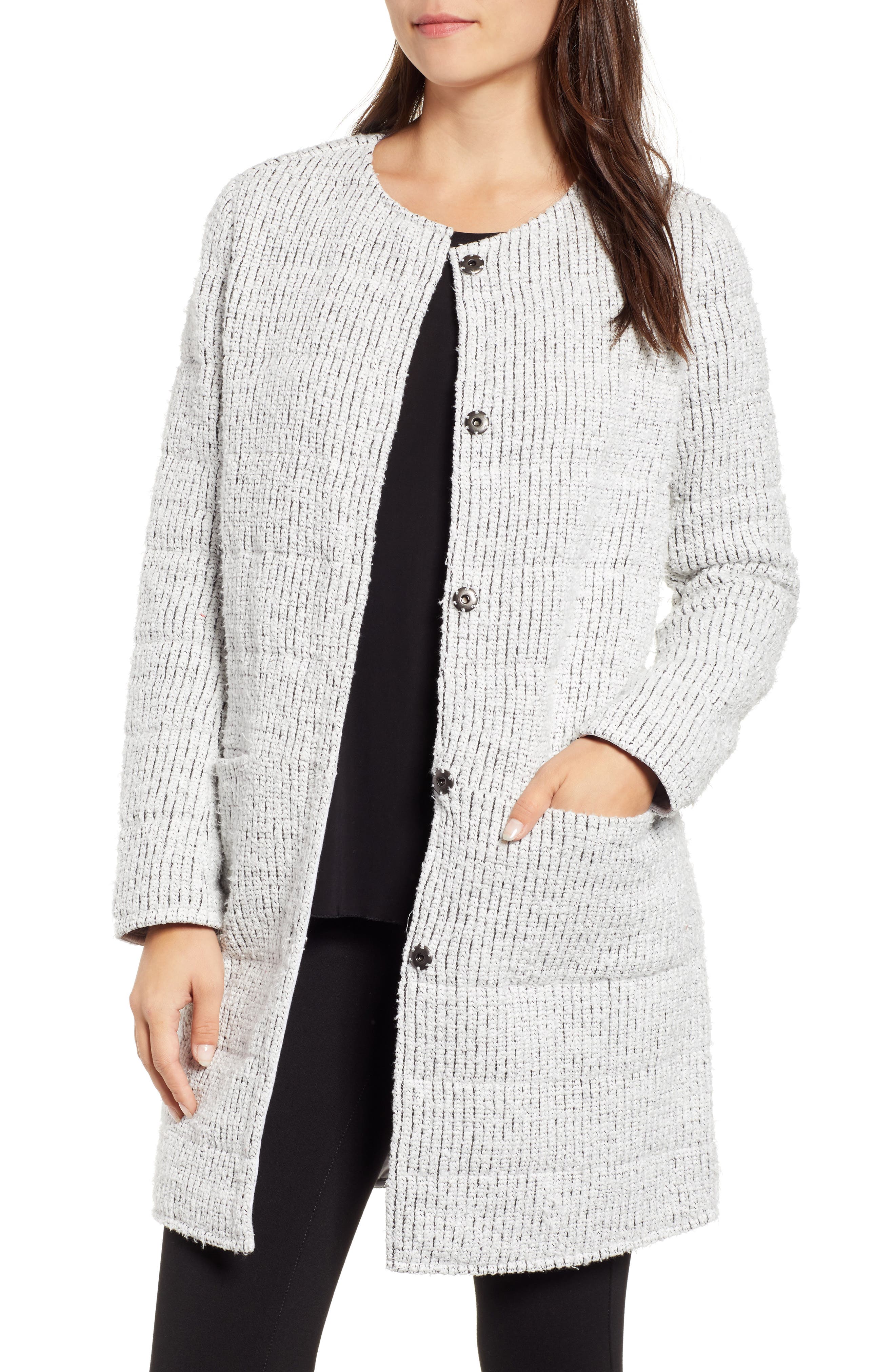 Nic+Zoe Softlight Reversible Jacket, Grey