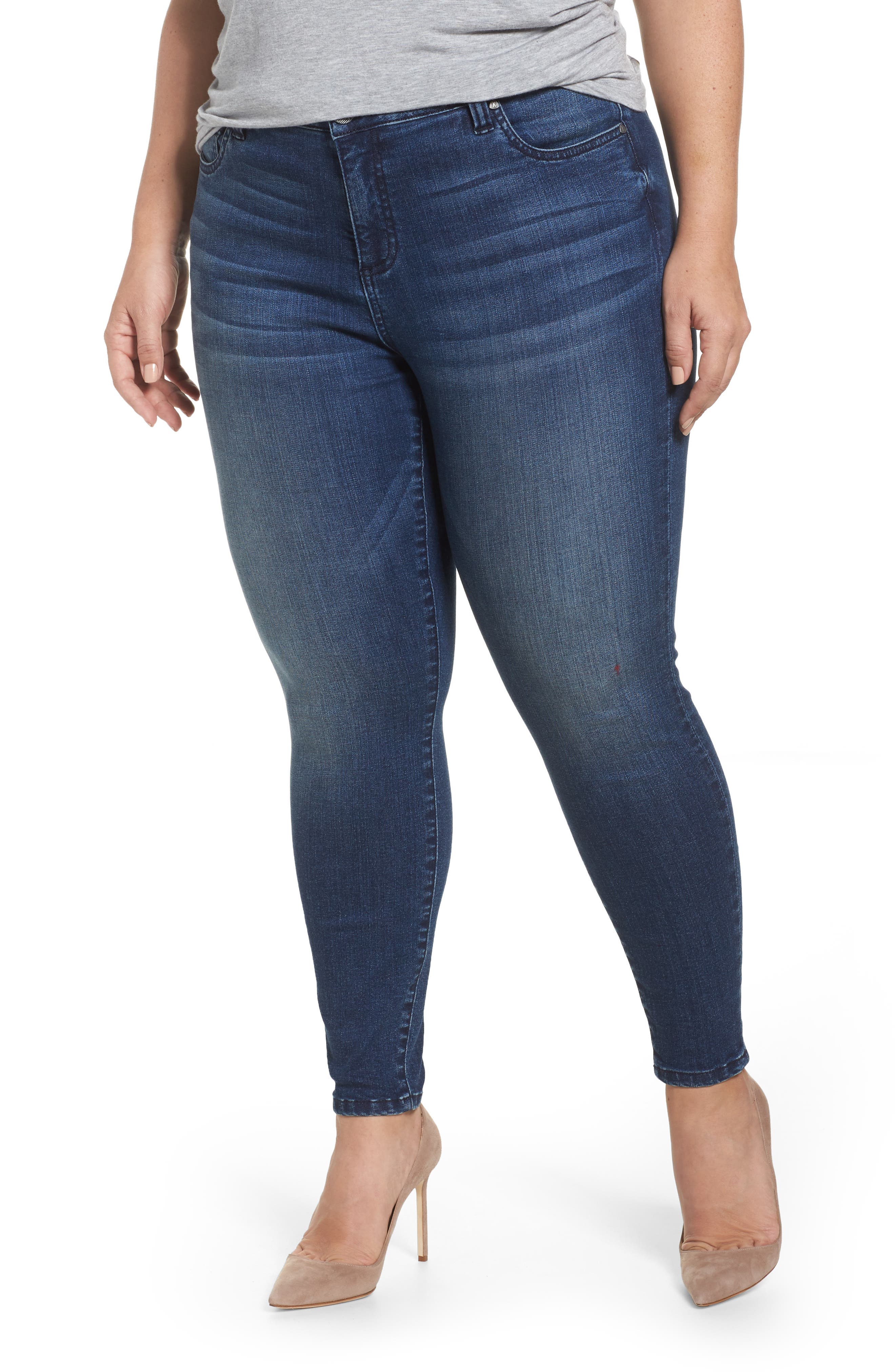 Plus Size Kut From The Kloth Donna Skinny Ankle Jeans, Blue