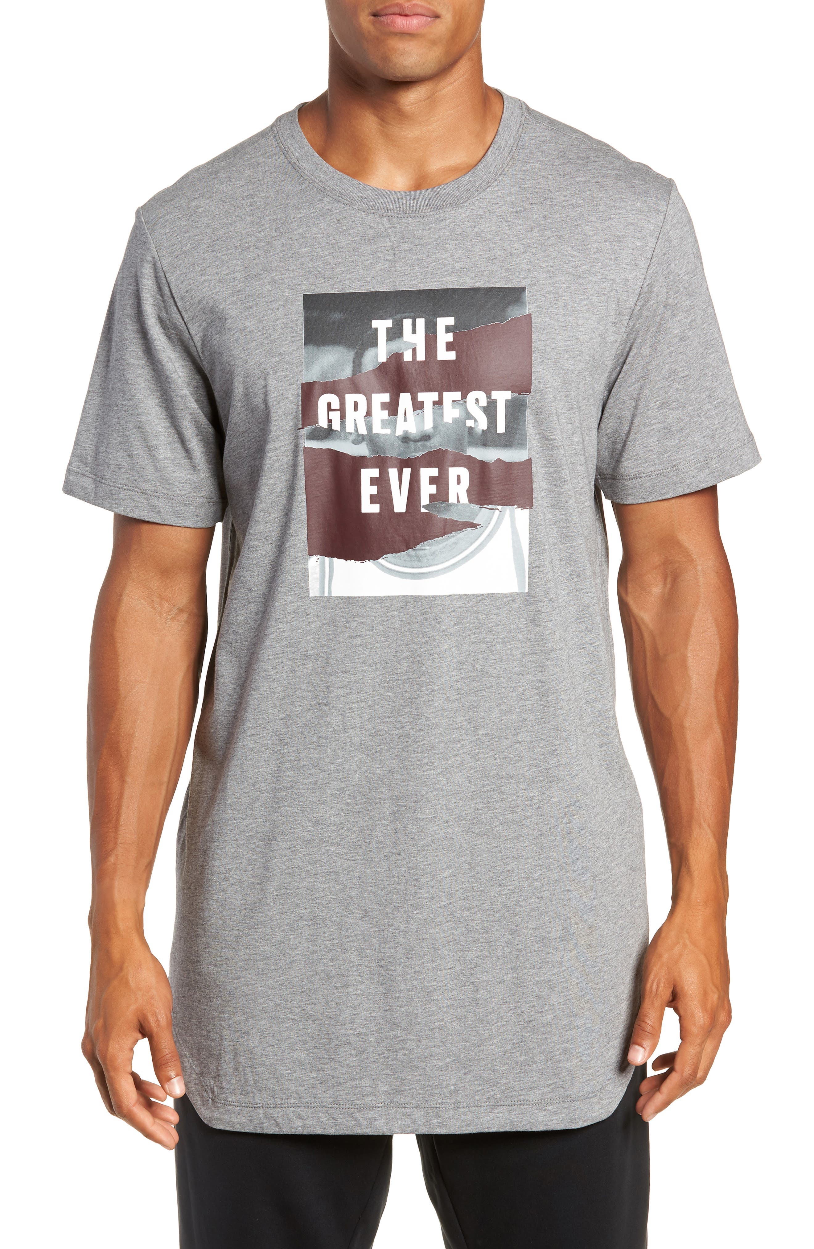 Nike Jordan Longline T-Shirt Grey