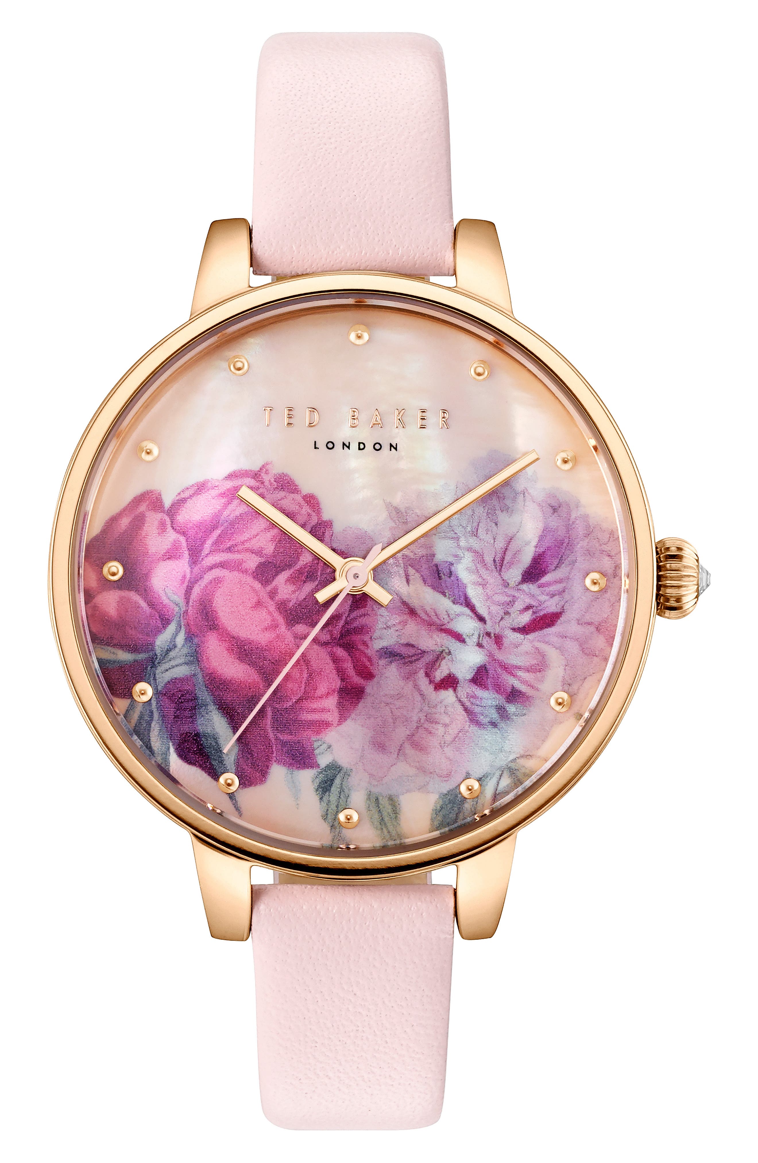 Ted Baker London Kate Leather Strap Watch,