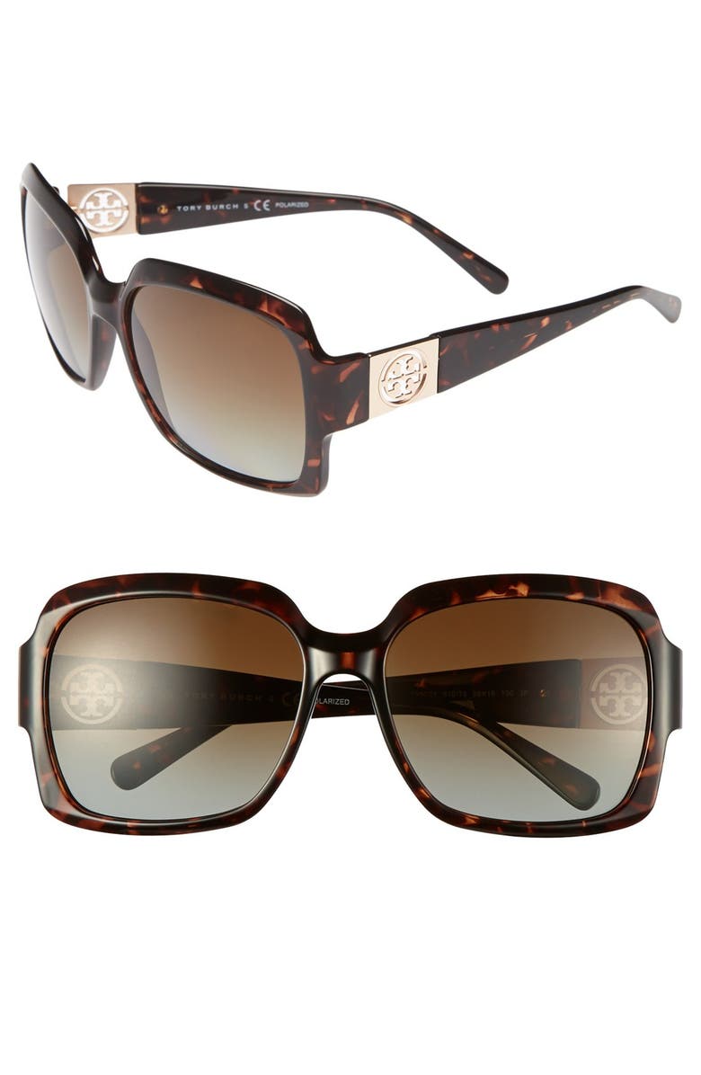 Tory Burch 59mm Polarized Sunglasses | Nordstrom