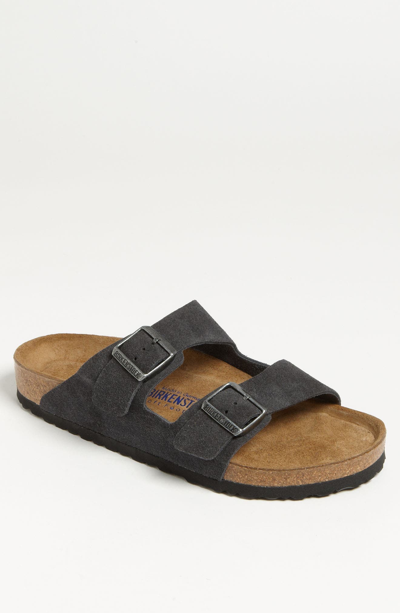 Birkenstock Arizona Soft Slide Sandal,10.5 - Grey