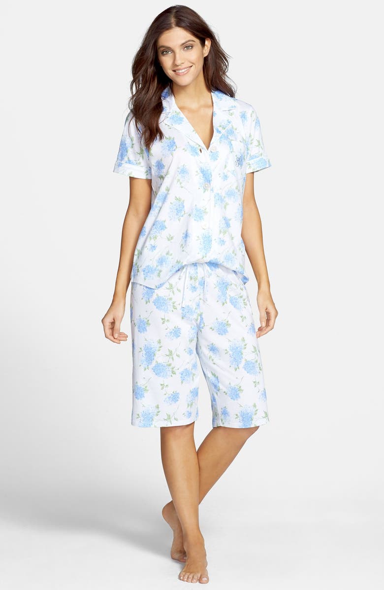 Lauren Ralph Lauren Knit Jersey Bermuda Short Pajamas | Nordstrom
