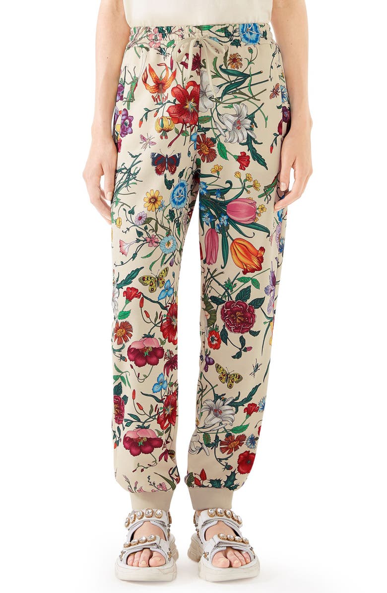 Gucci floral joggers hotsell