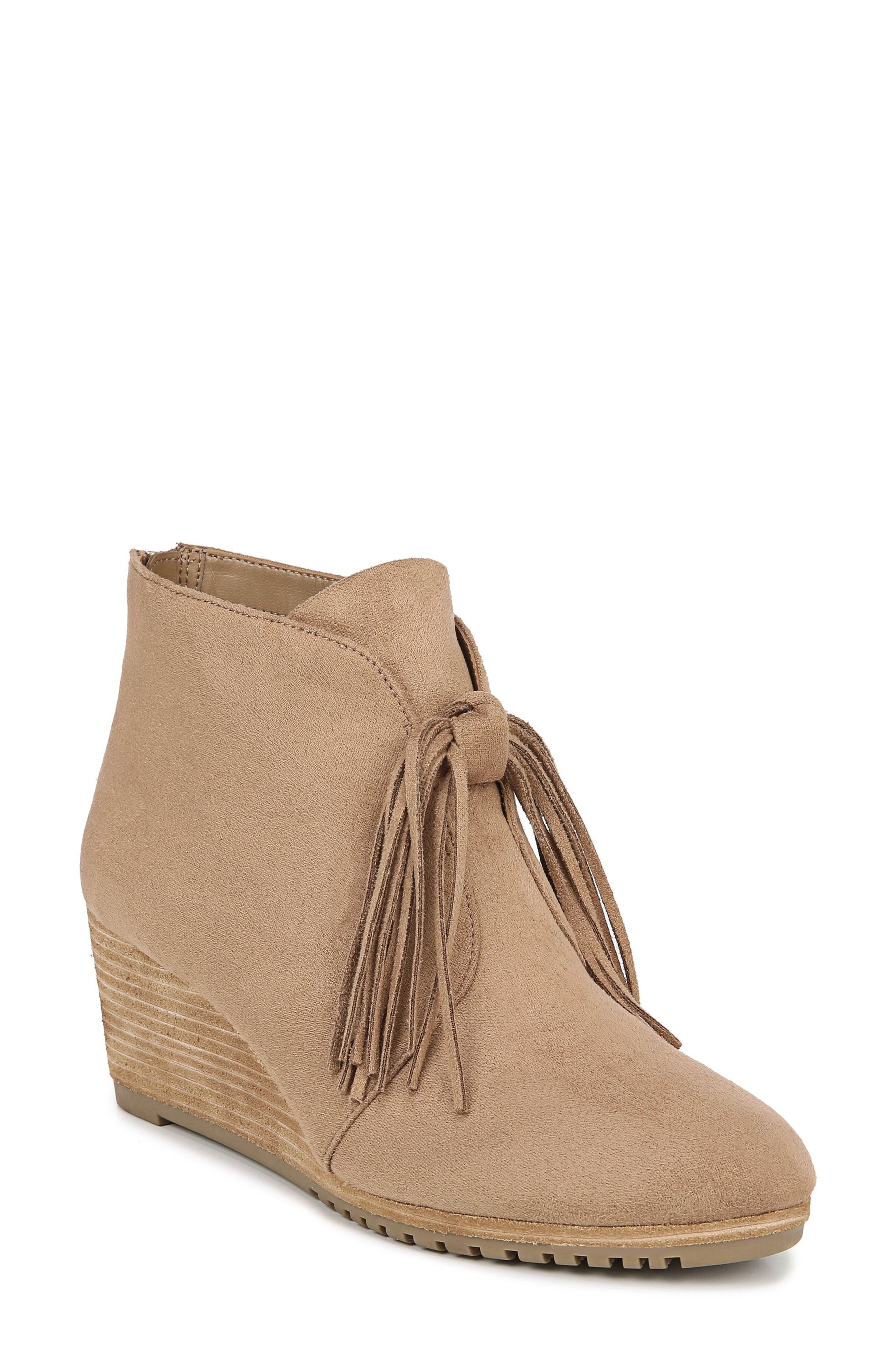UPC 736703125329 product image for Women's Dr. Scholl'S Classify Tassel Wedge Bootie, Size 9 M - Brown | upcitemdb.com