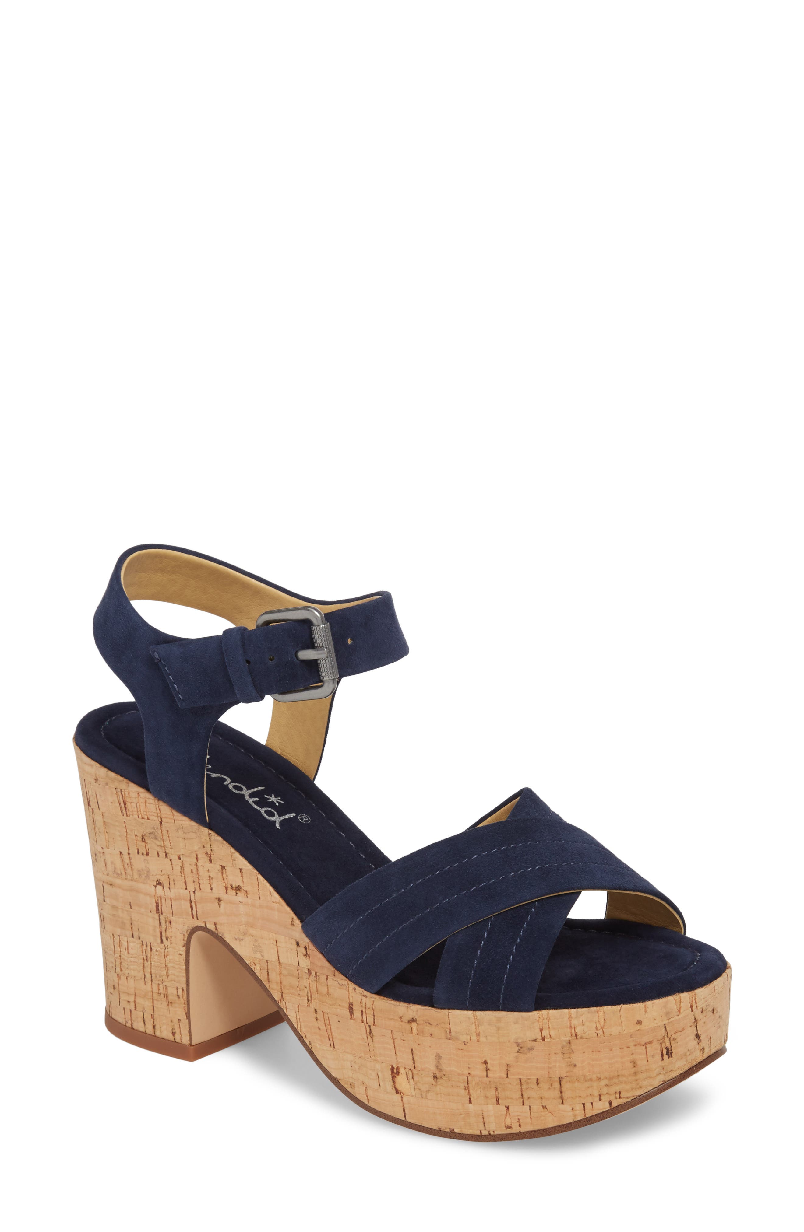 Splendid Flaire Platform Sandal, Blue