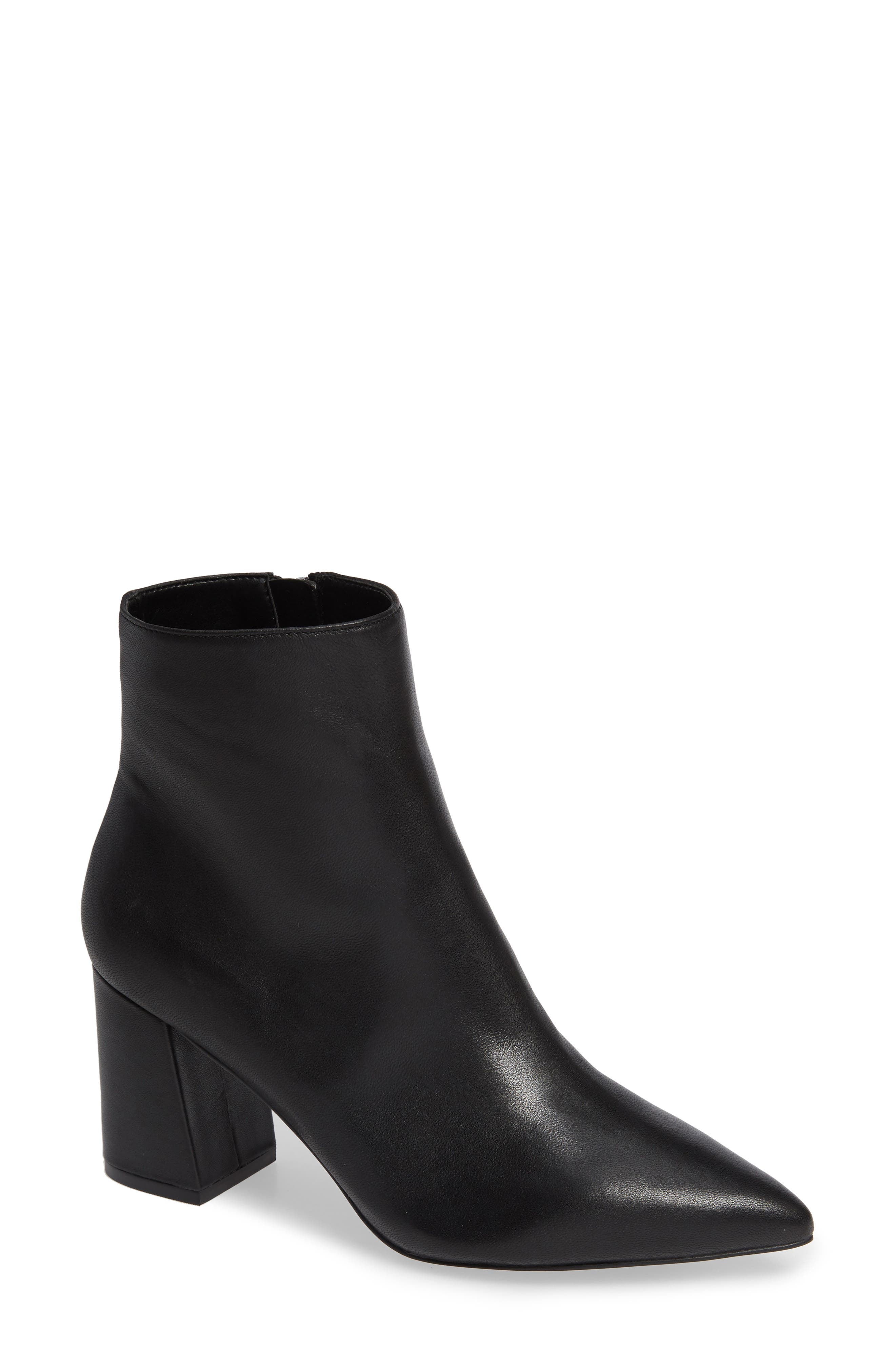 Black Suede Studio Karolina Bootie- Black