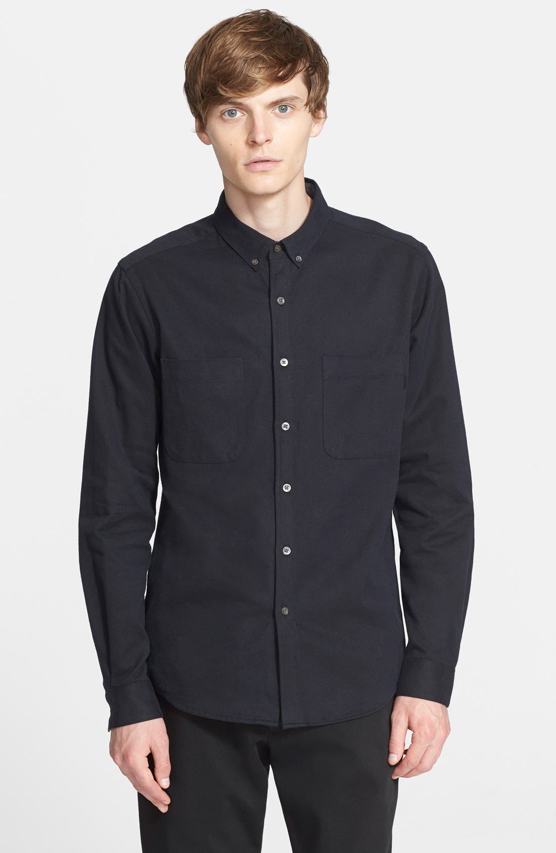 Patrik Ervell Heavyweight Cotton Oxford Shirt Nordstrom