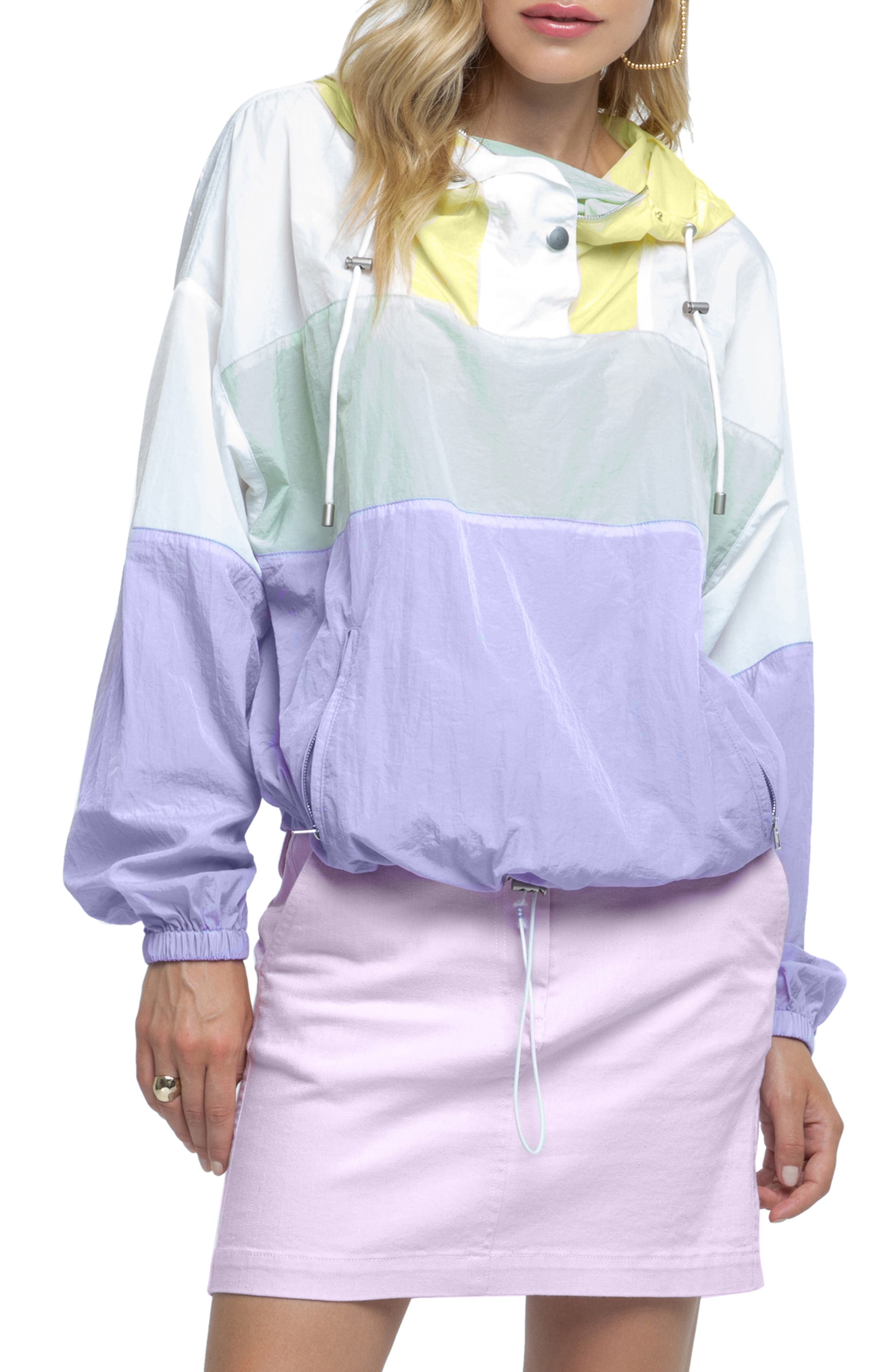 Astr Tops SAWYER HOODED WINDBREAKER