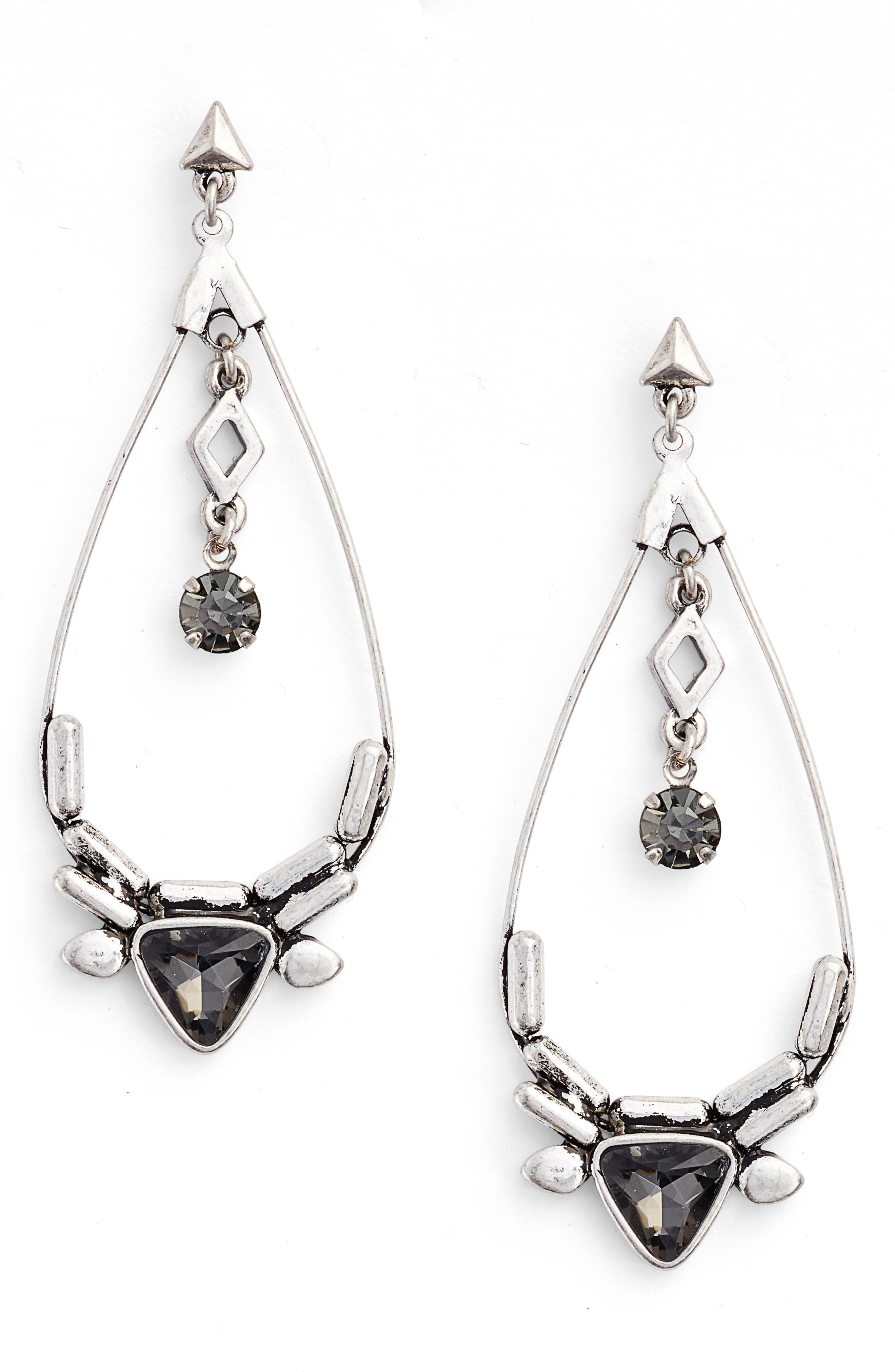 Treasure & Bond Triangle Stone Drop Earrings Nordstrom