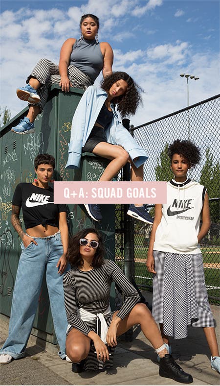 Nordstrom x Nike social.