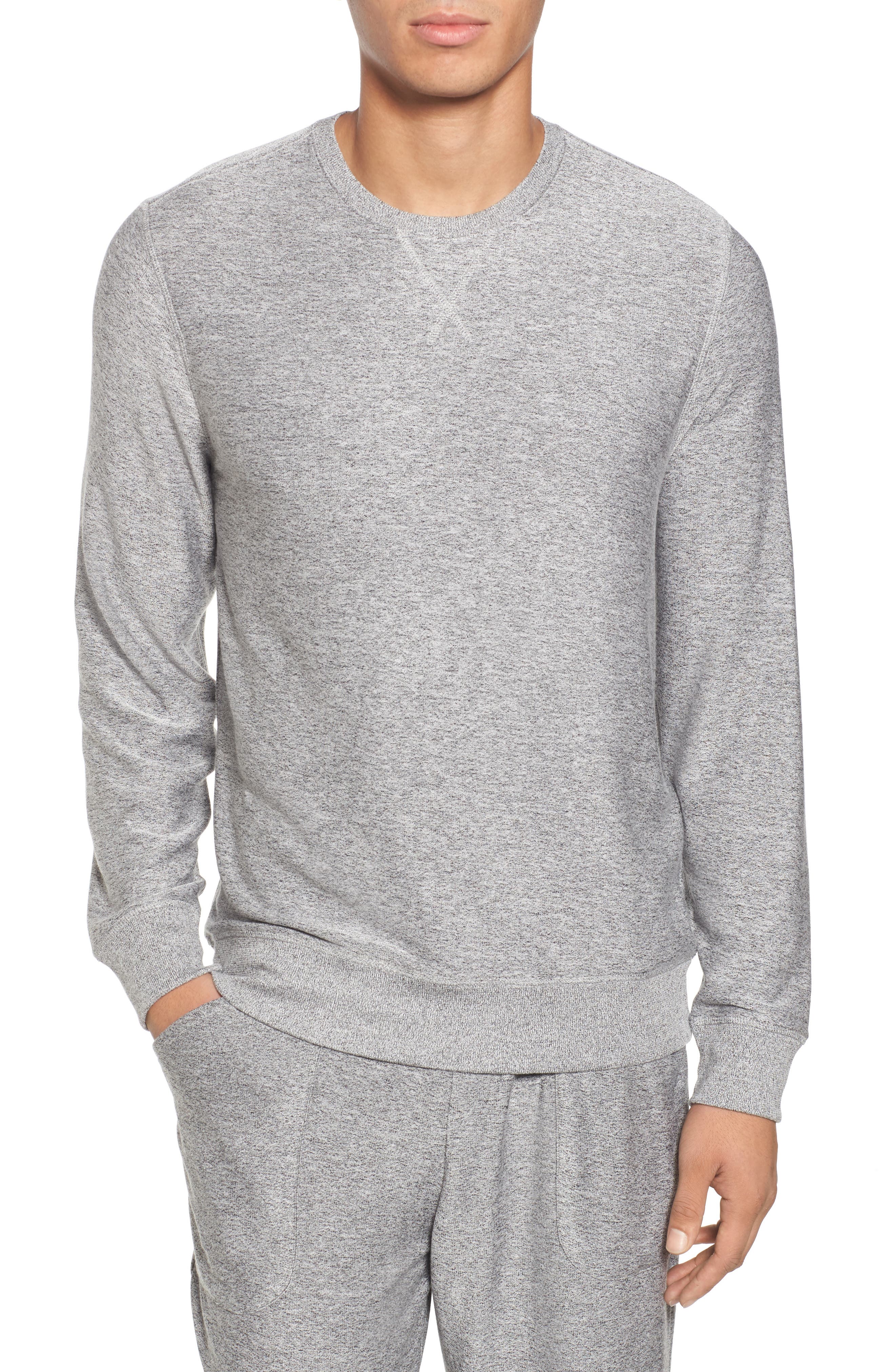 Nordstrom Shop Ultra Soft Crewneck Sweatshirt, Grey