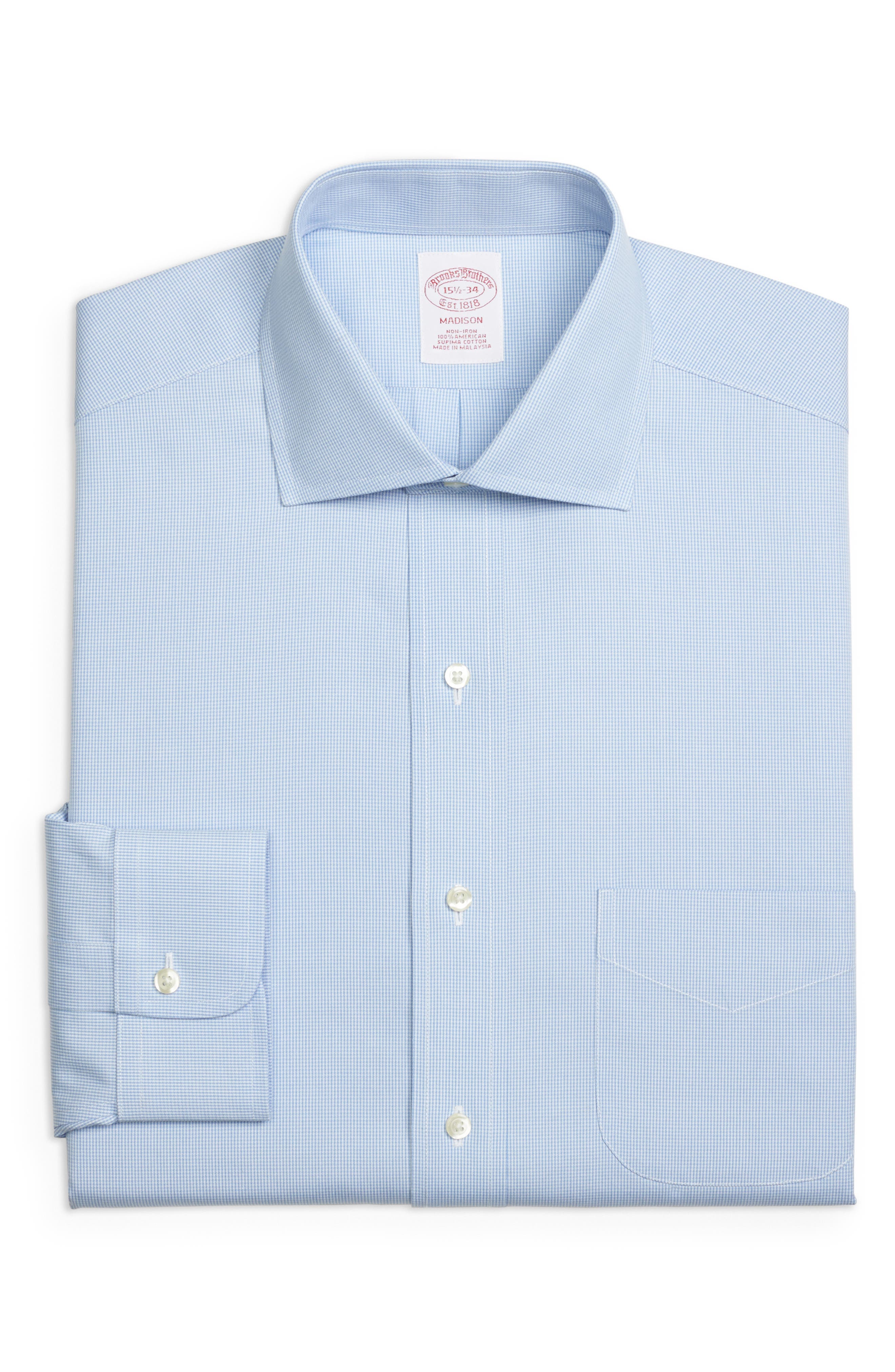 Brooks Brothers Classic Fit Houndstooth Dress Shirt (3 For $207)