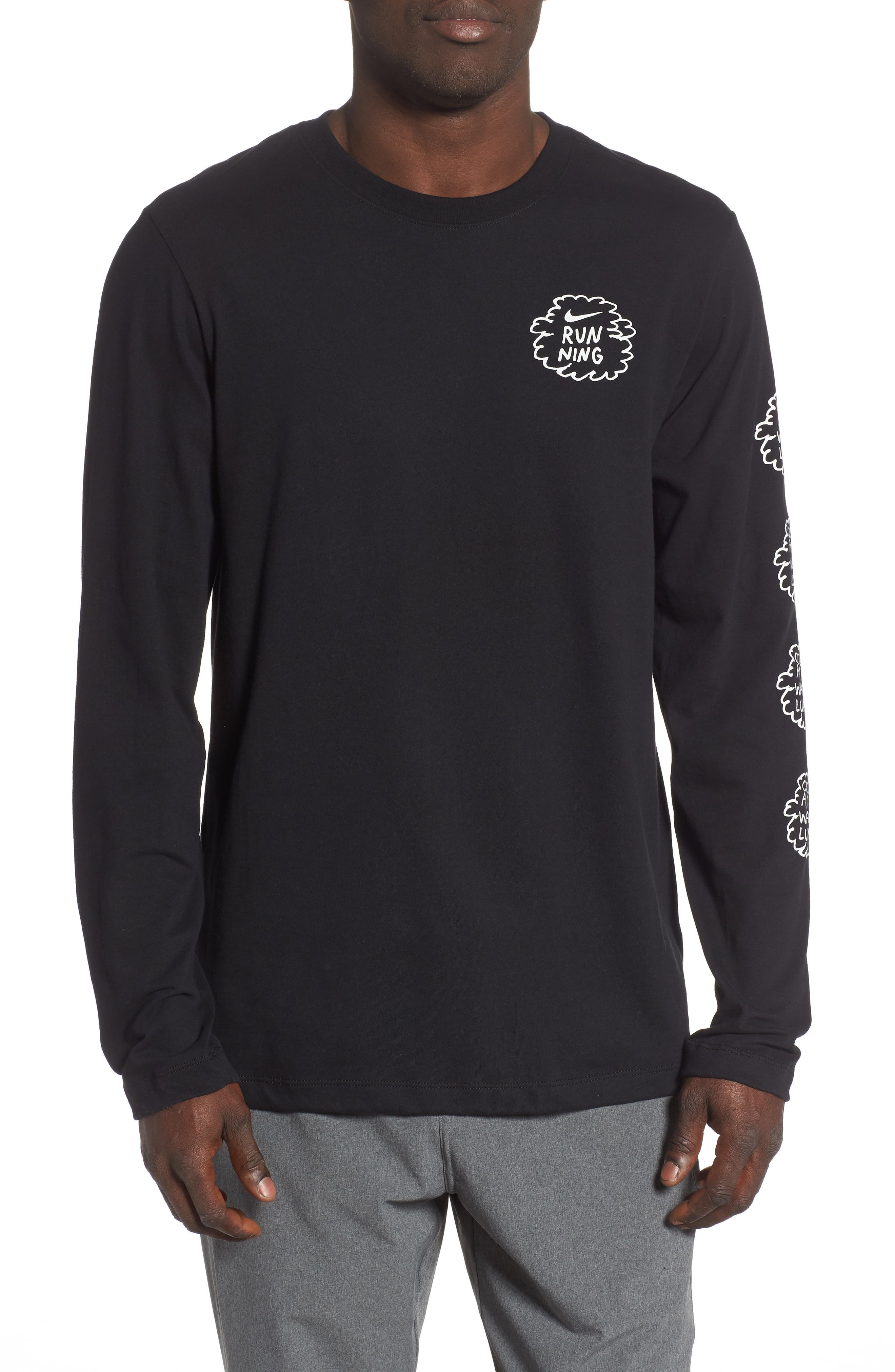 Nike Dry Long Sleeve Running T-Shirt