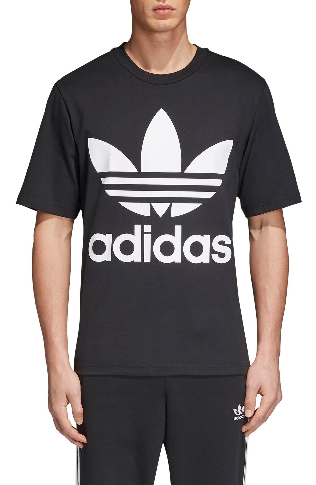 Adidas Originals Oversize Logo T-Shirt, Black