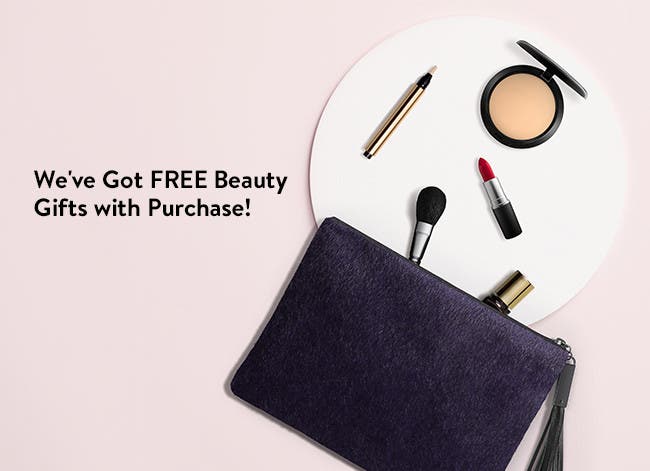 Free beauty gifts with purchase.