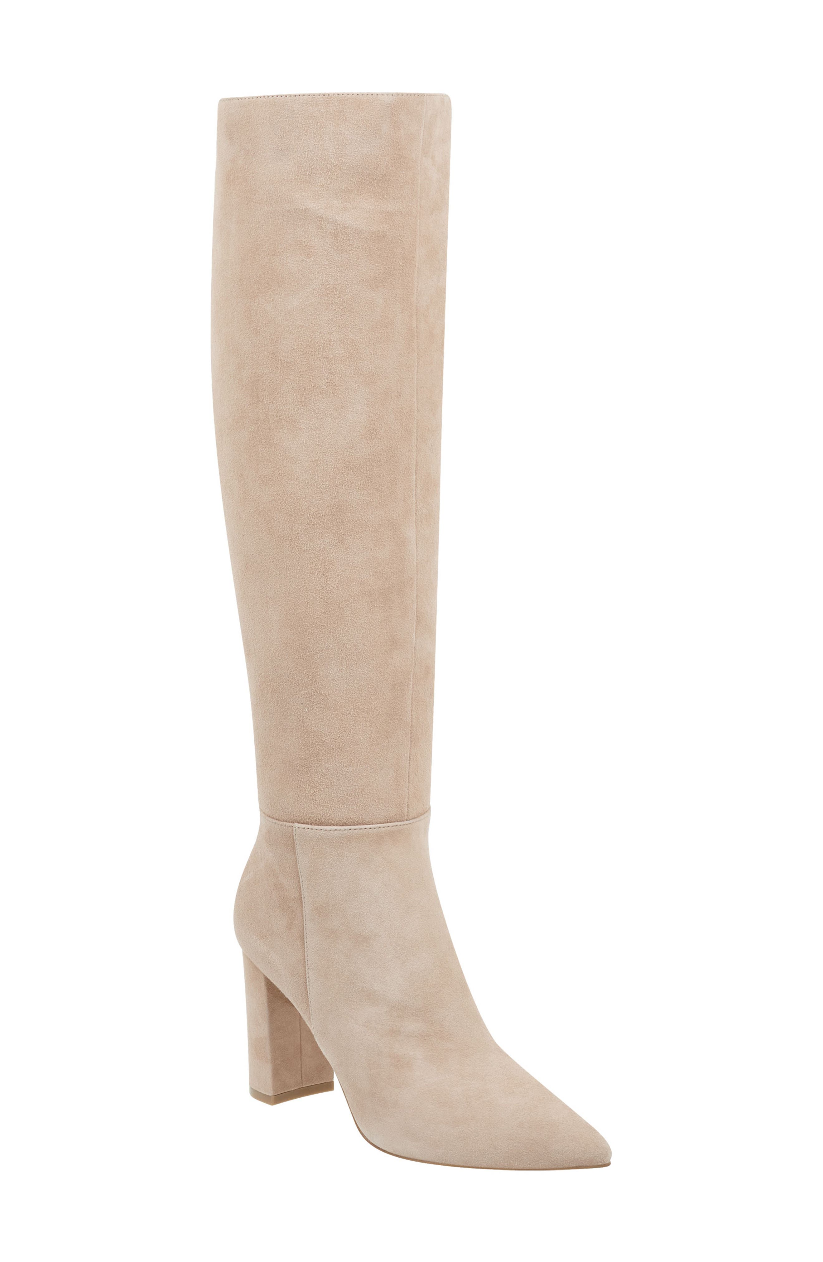Marc Fisher Ltd Ulana Knee High Boot, Beige