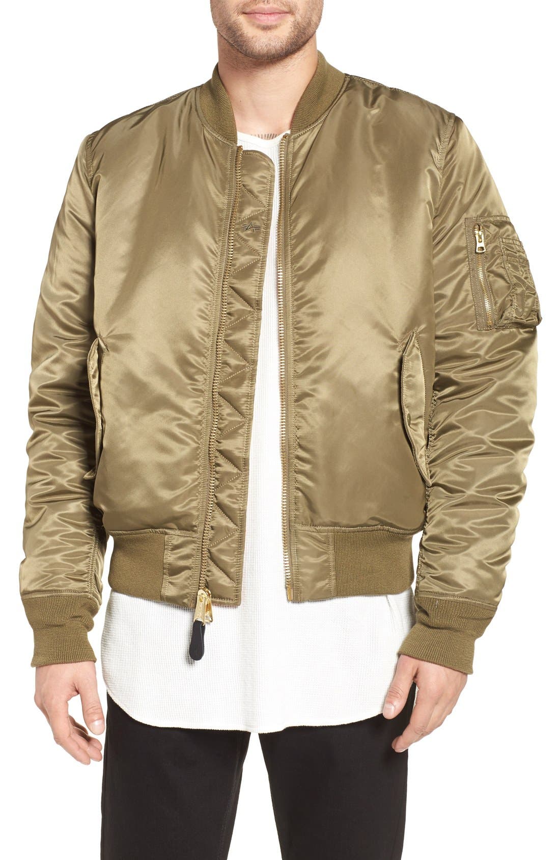 Upc Men S Alpha Industries Ma 1 Slim Fit Bomber Jacket Size Medium Green Upcitemdb Com