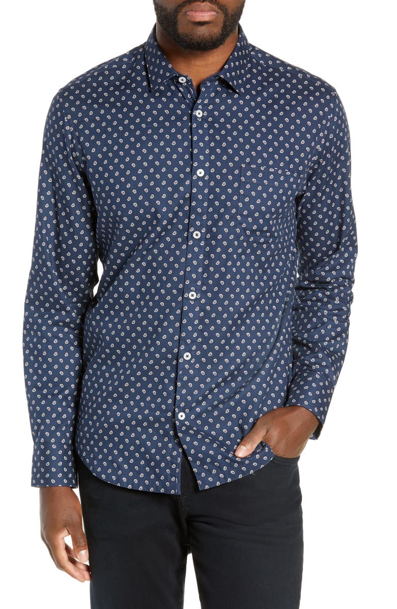 Good Man Brand Slim Fit Paisley Dot Sport Shirt | Nordstrom