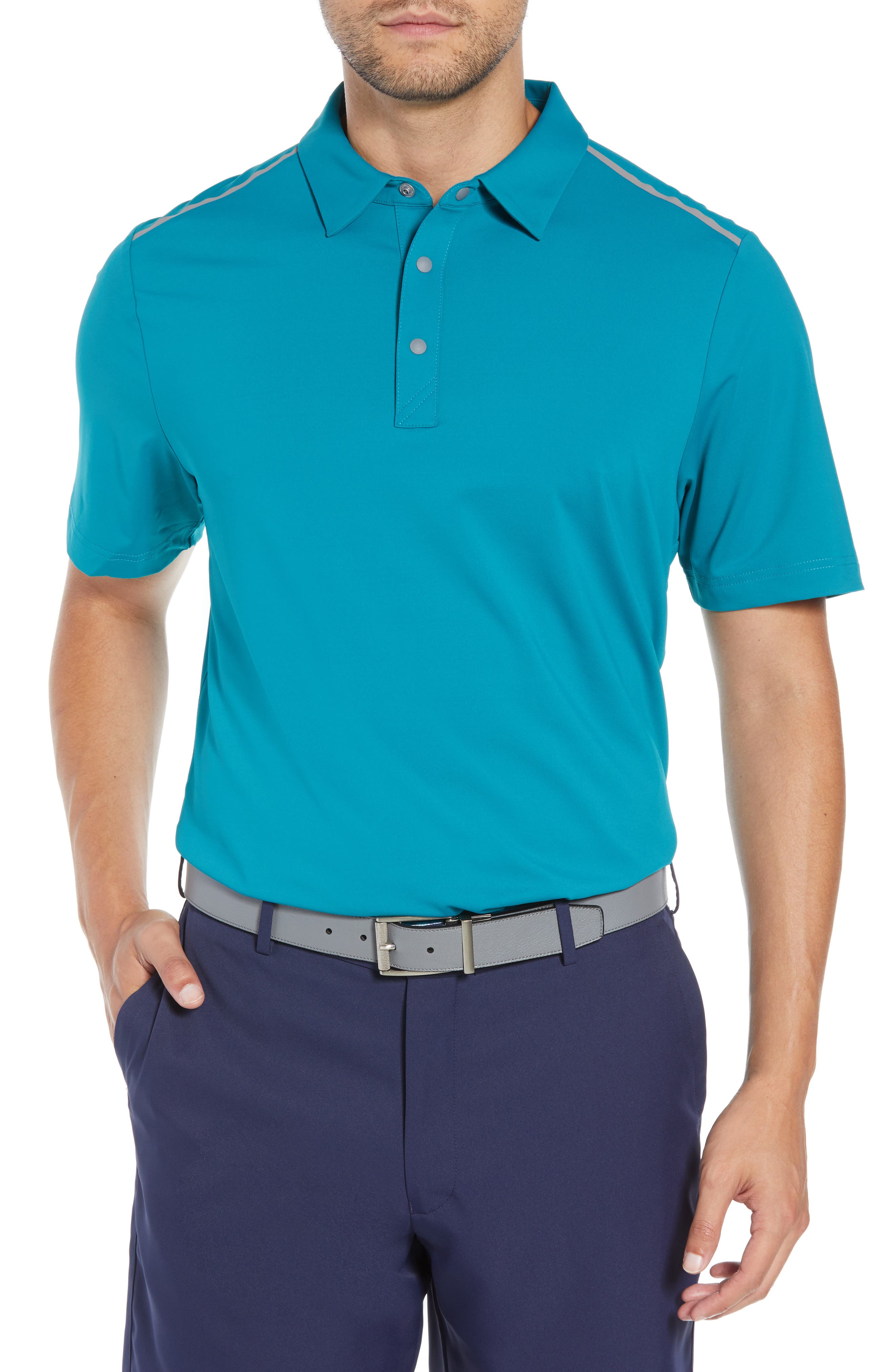 Cutter & Buck Fusion Classic Fit Polo, Blue