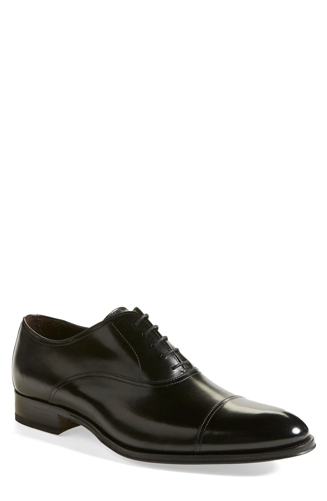 To Boot New York Brandon Cap Toe Oxford, Black