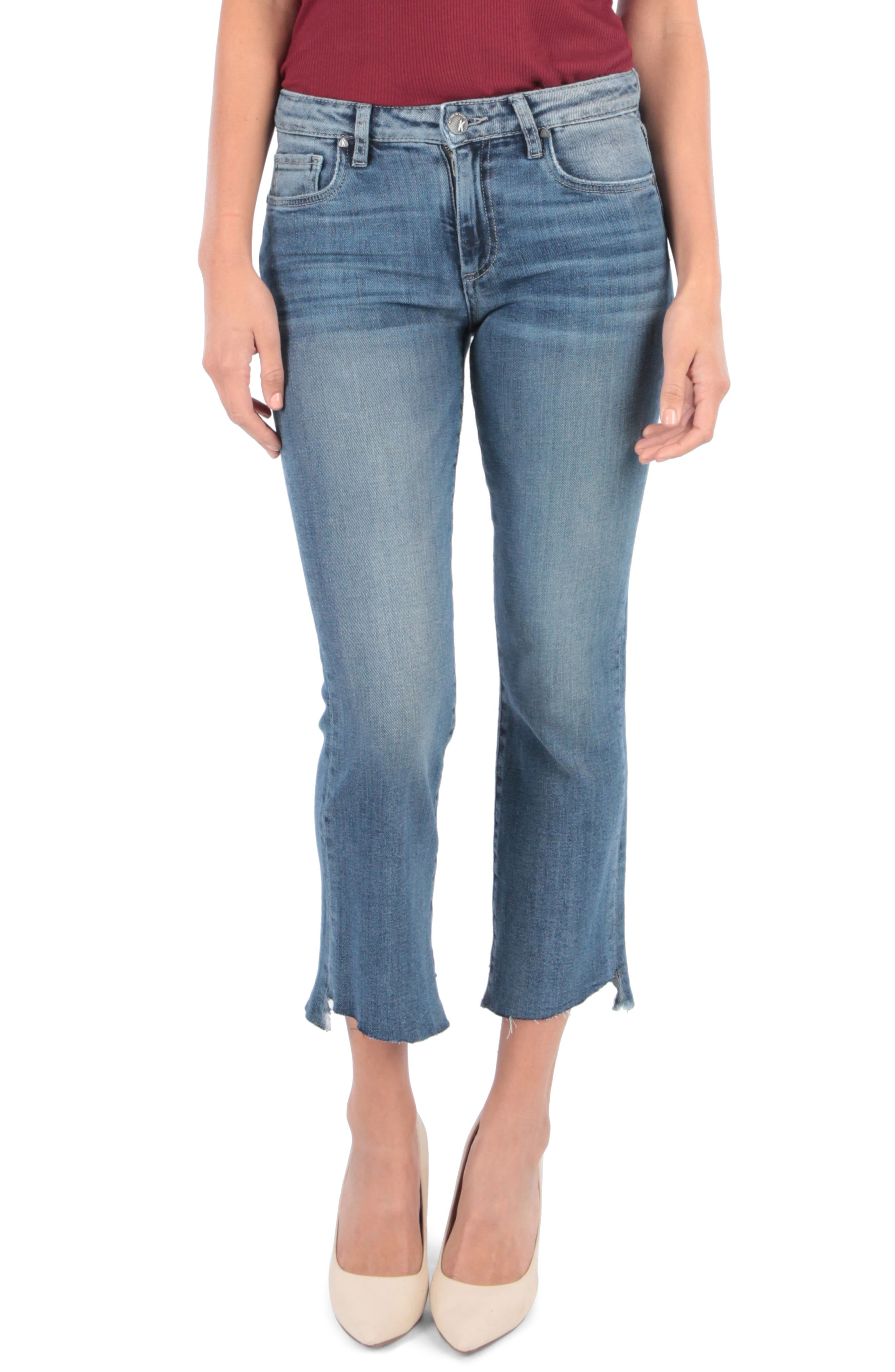 Kut From The Kloth Gloria Kick Flare Jeans, Blue