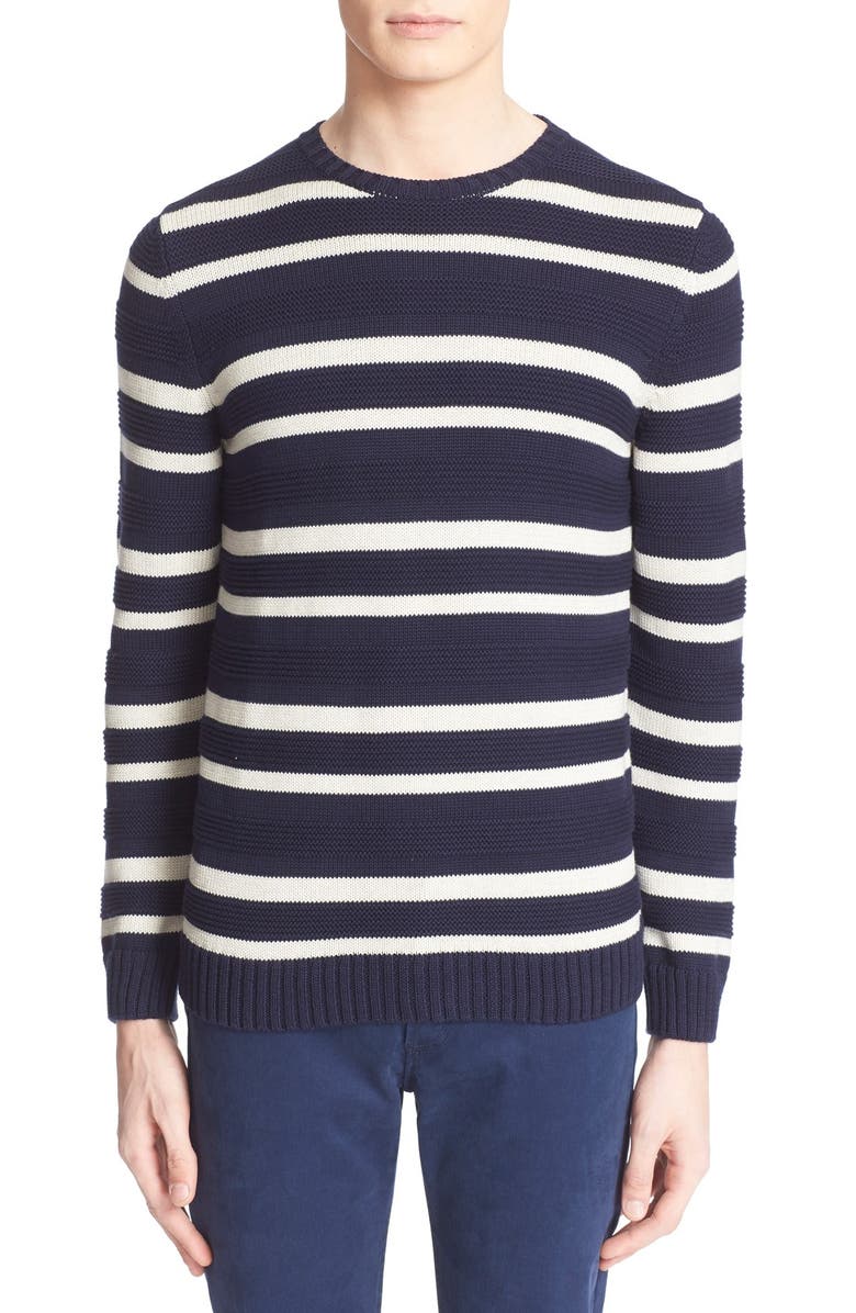 A.P.C. Egyptian Cotton Stripe Pullover | Nordstrom
