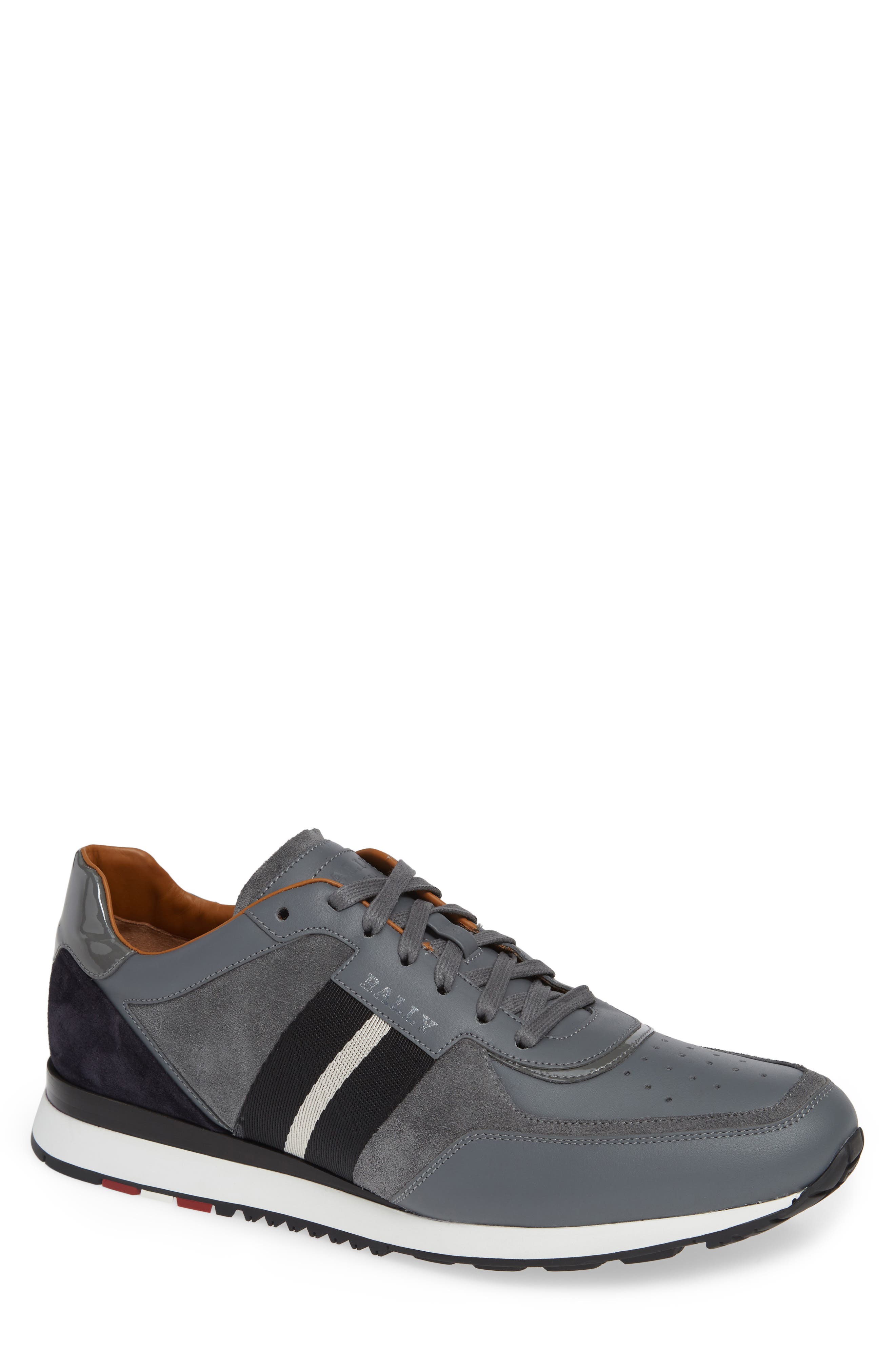 bally men's astel trainspotting leather runner sneakers