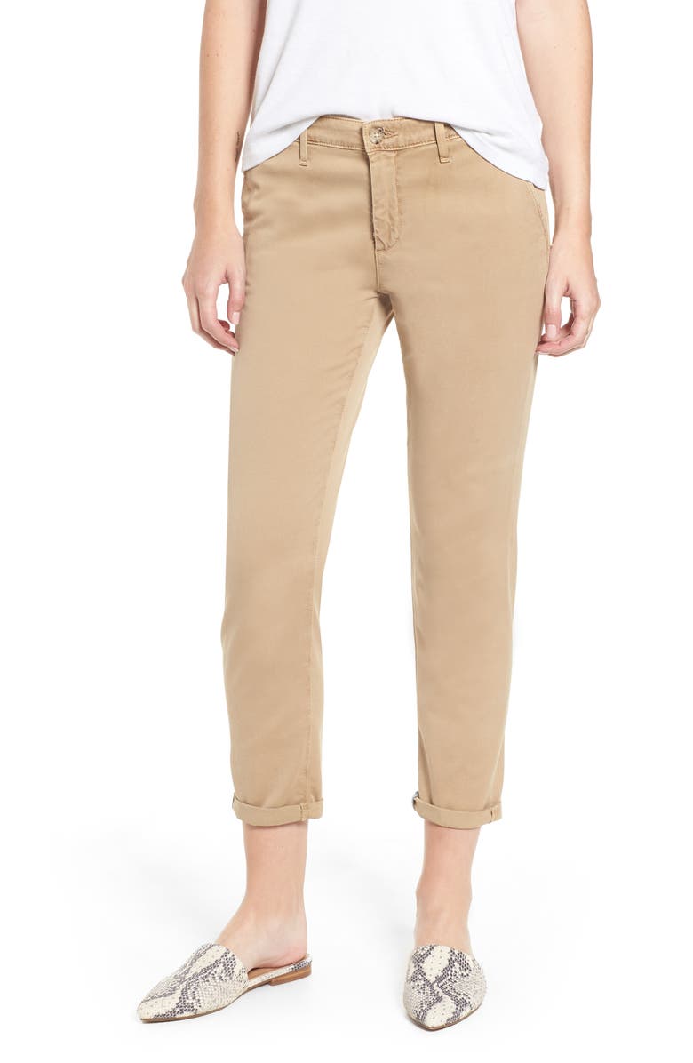 AG Caden Crop Twill Trousers | Nordstrom