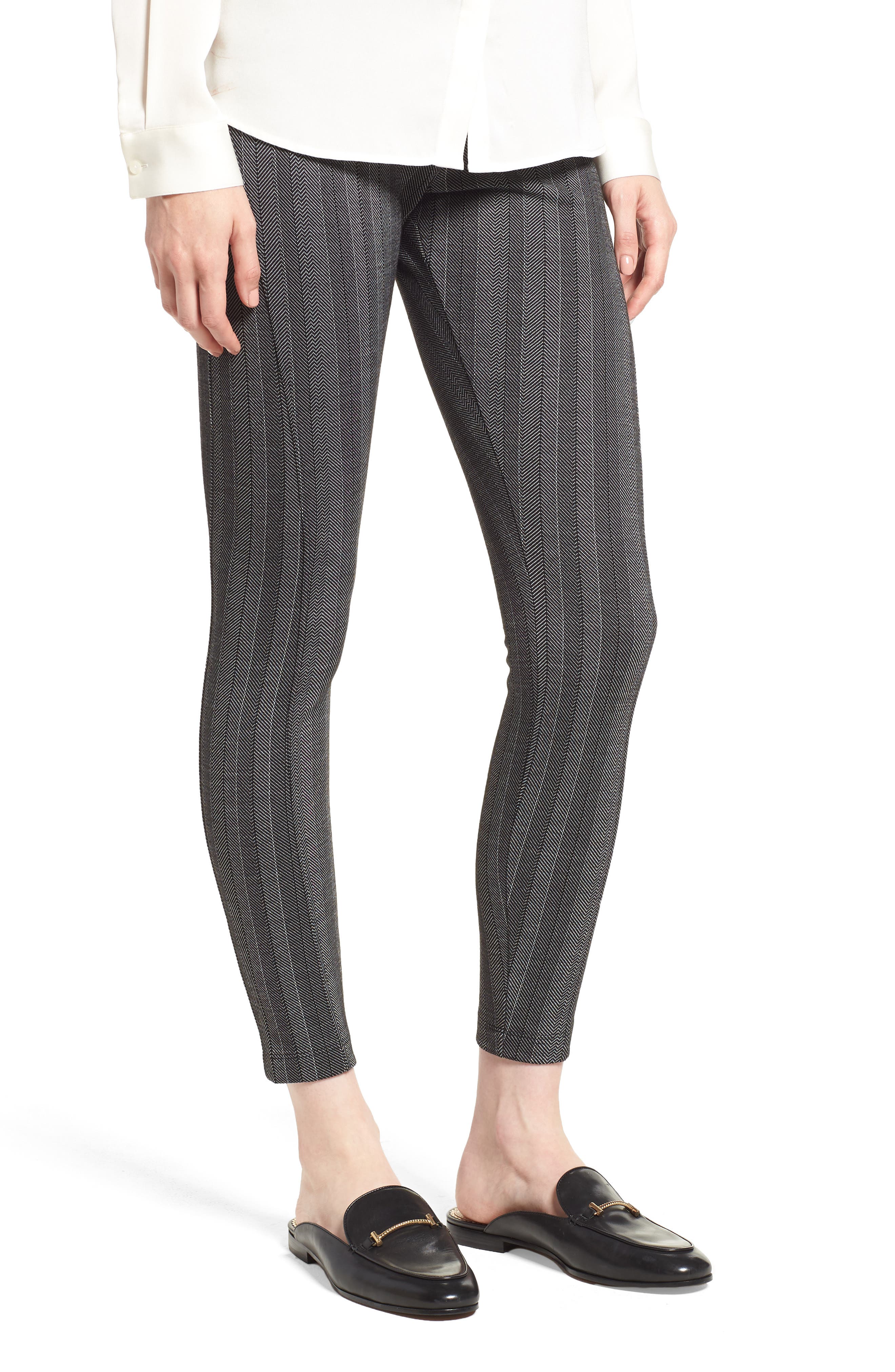 Lysse Ella Seamed Ponte Leggings, Black