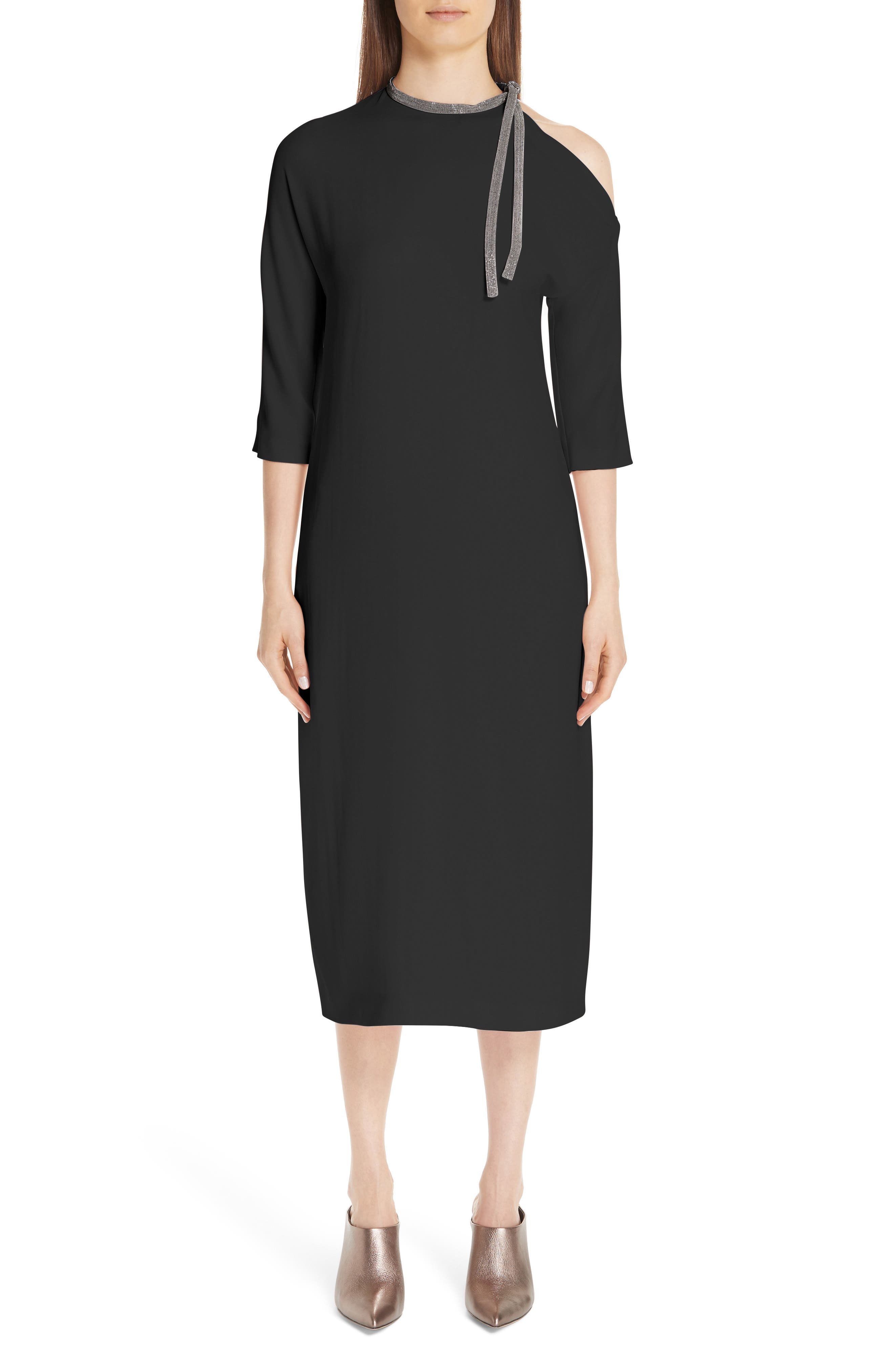 Fabiana Filippi Precious Cutout Dress, 8 IT - Black