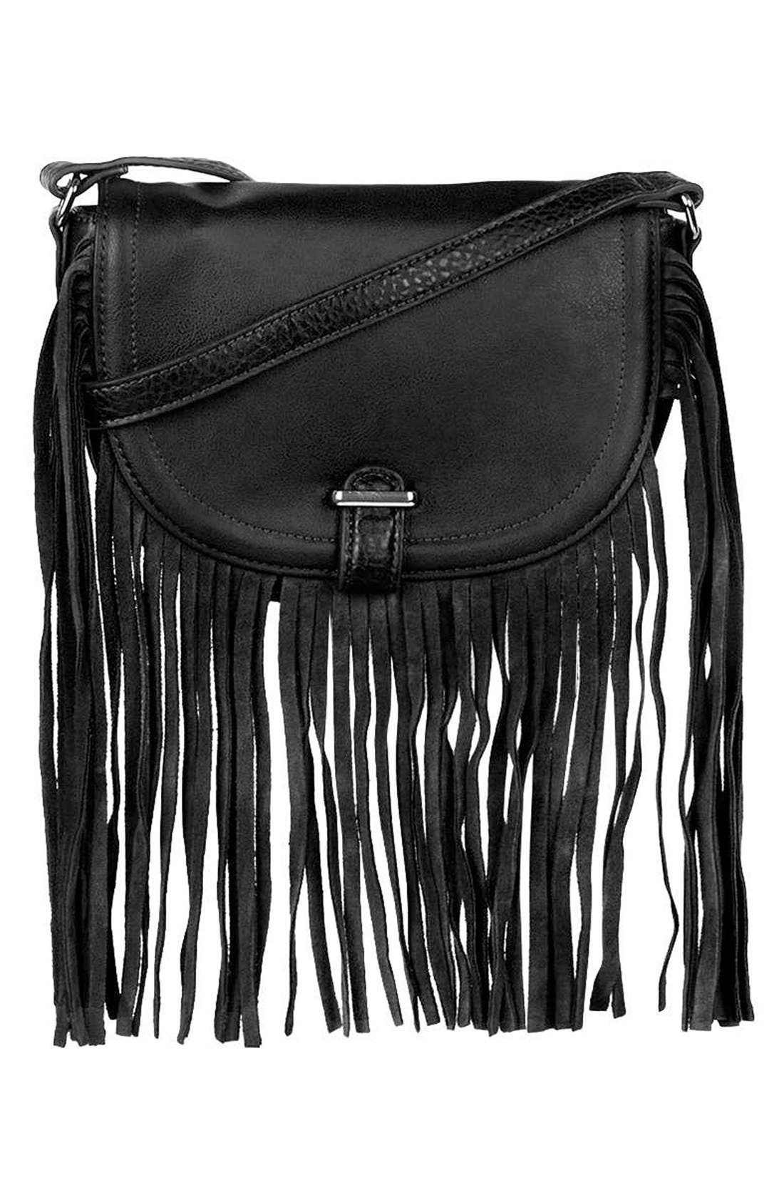 Suede Fringe Crossbody Bag Nordstrom