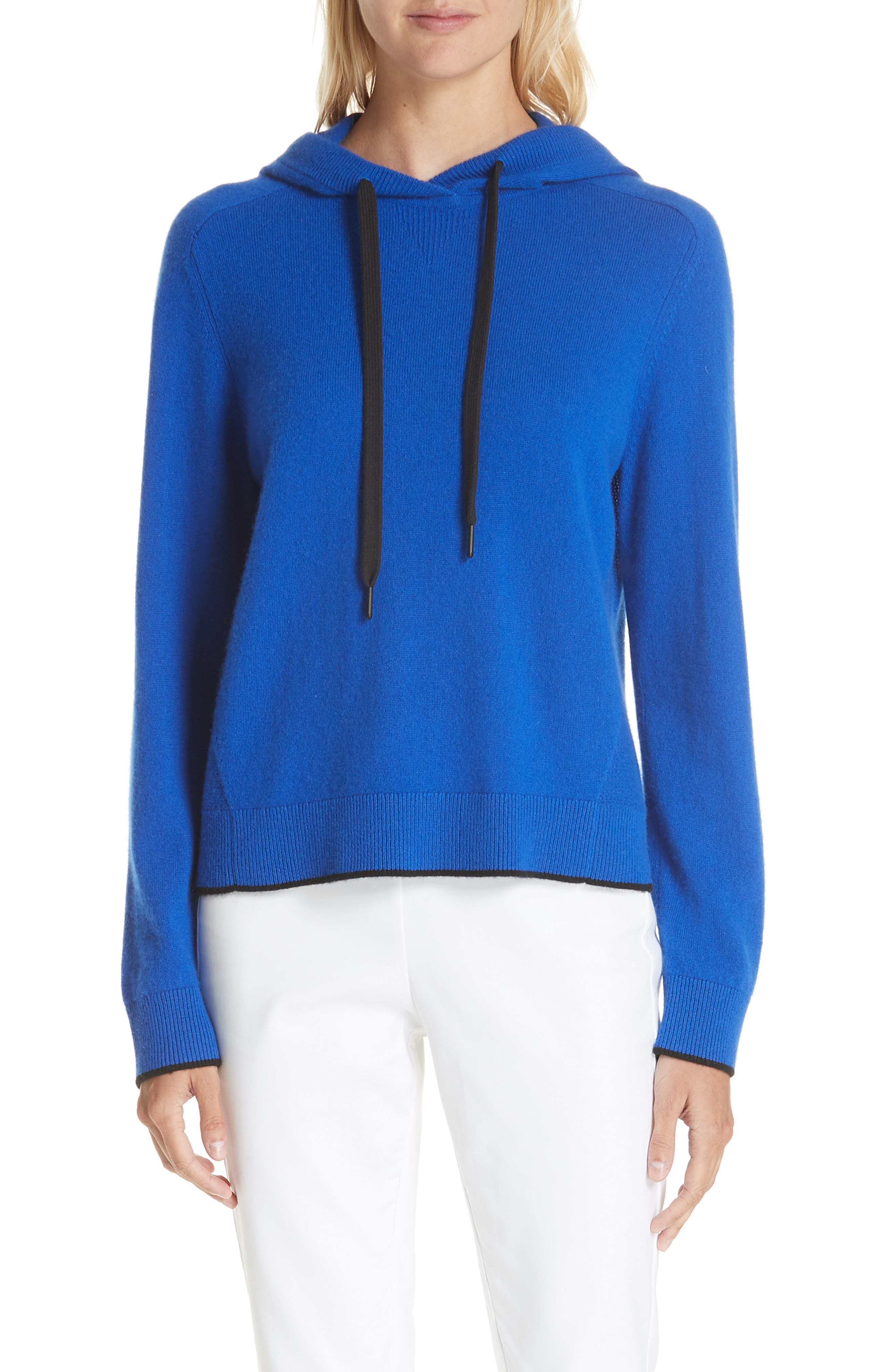 Rag & Bone Yorke Cashmere Hoodie, Blue