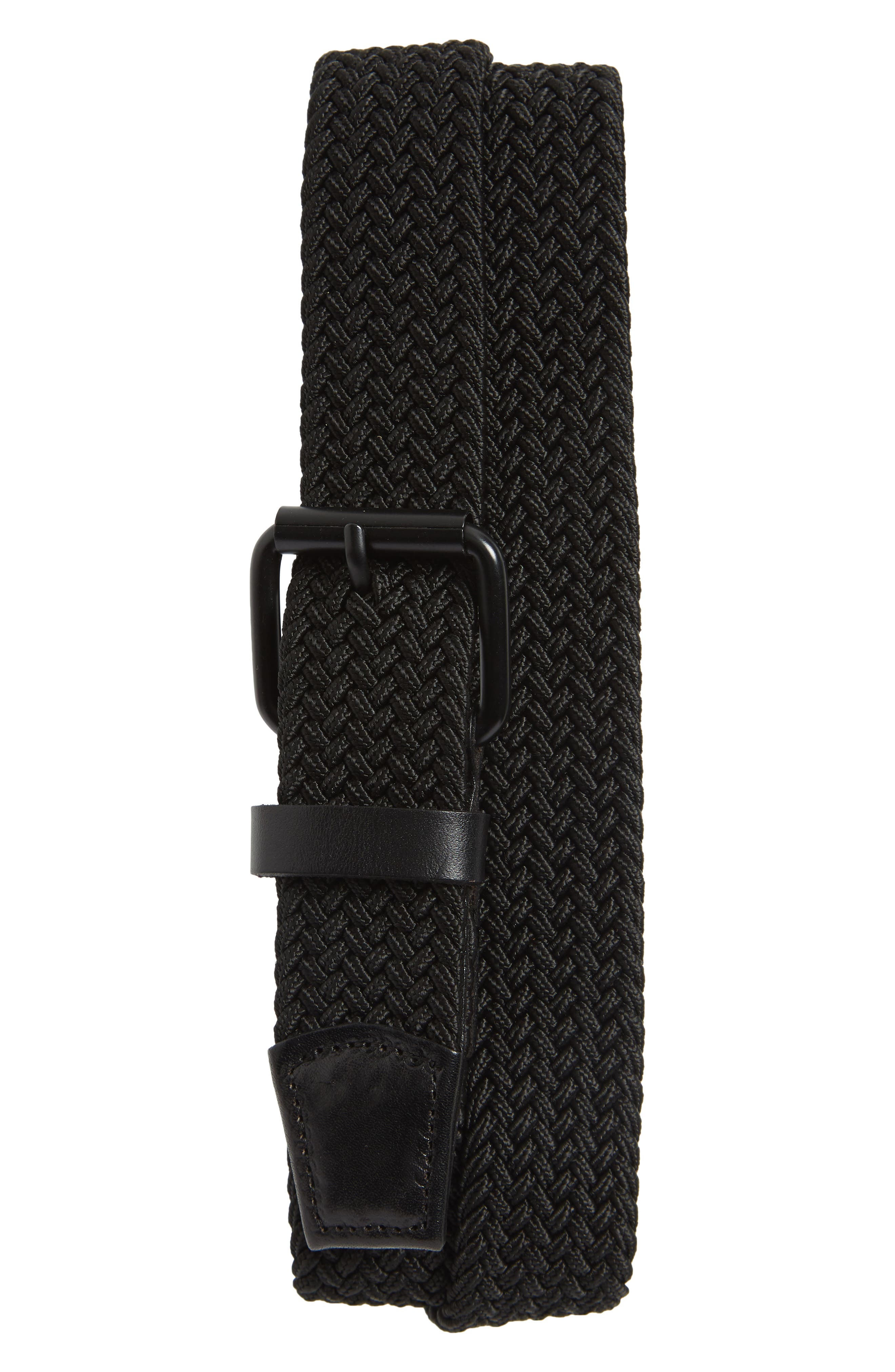 Saturdays Nyc Shane Woven Belt, Size One Size - Black