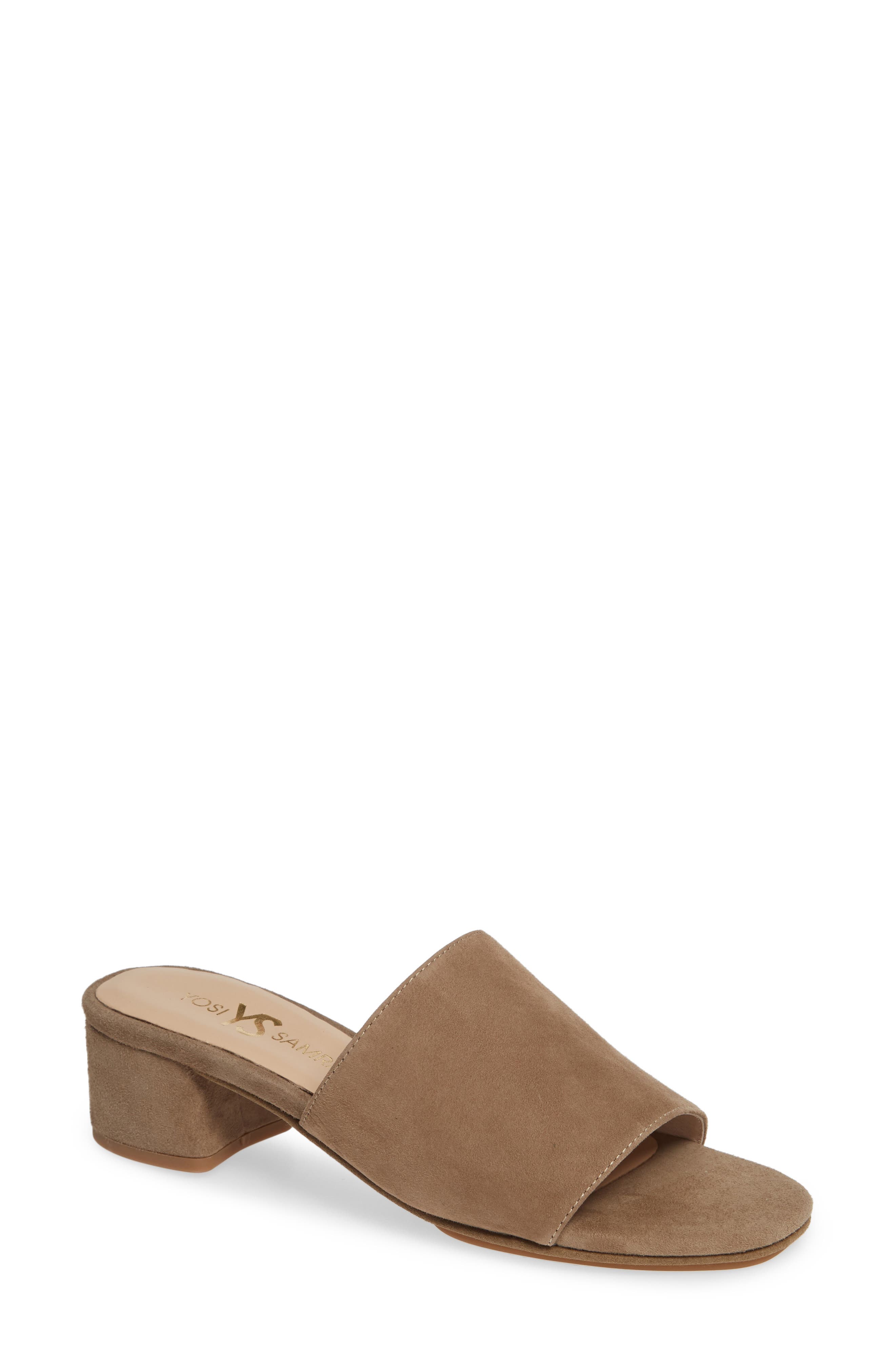 Yosi Samra Drea Slide Sandal, Grey