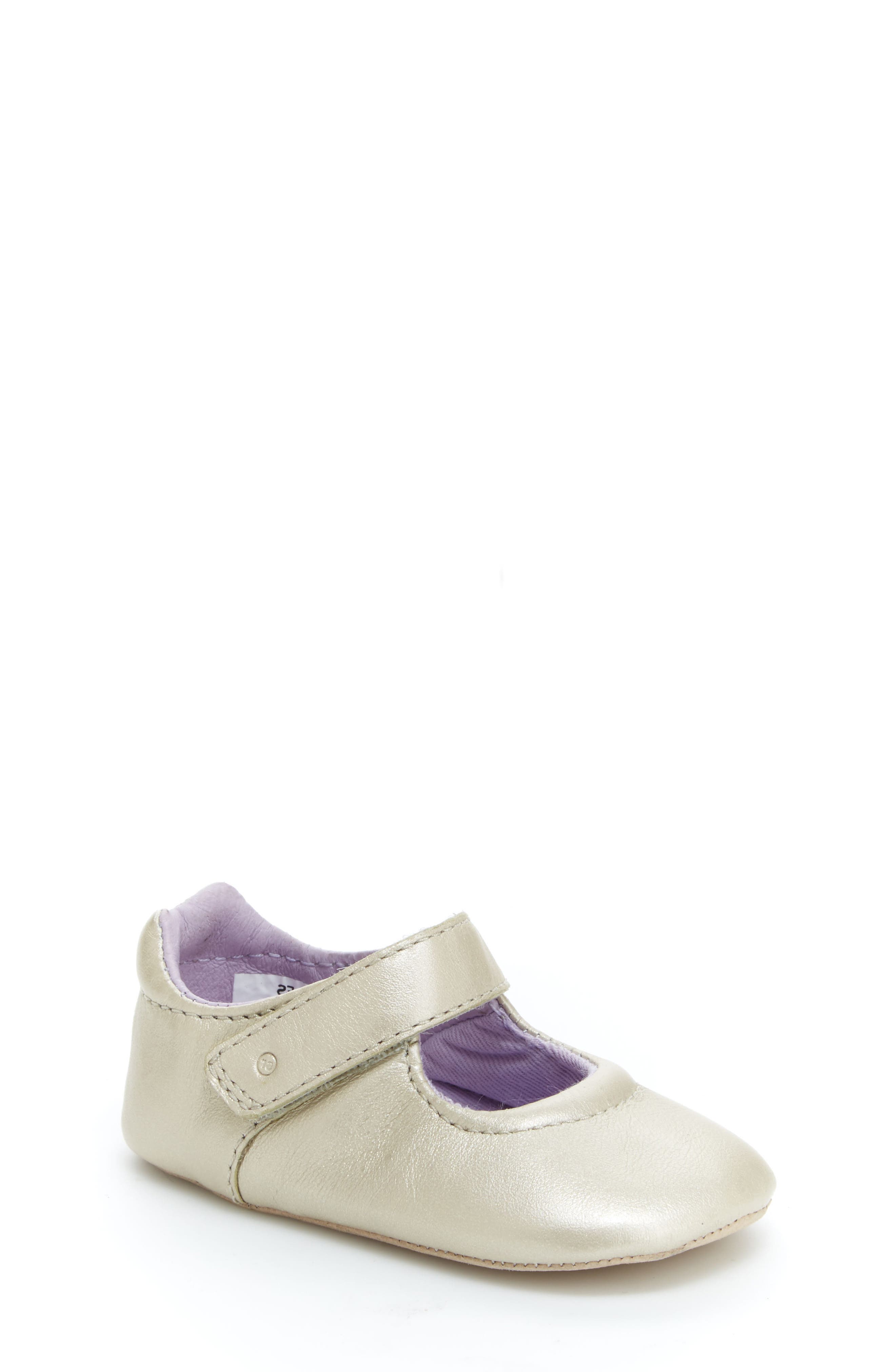 UPC 884401139817 product image for Infant Girl's Stride Rite Liza Mary Jane Crib Shoe, Size 3 M - Metallic | upcitemdb.com