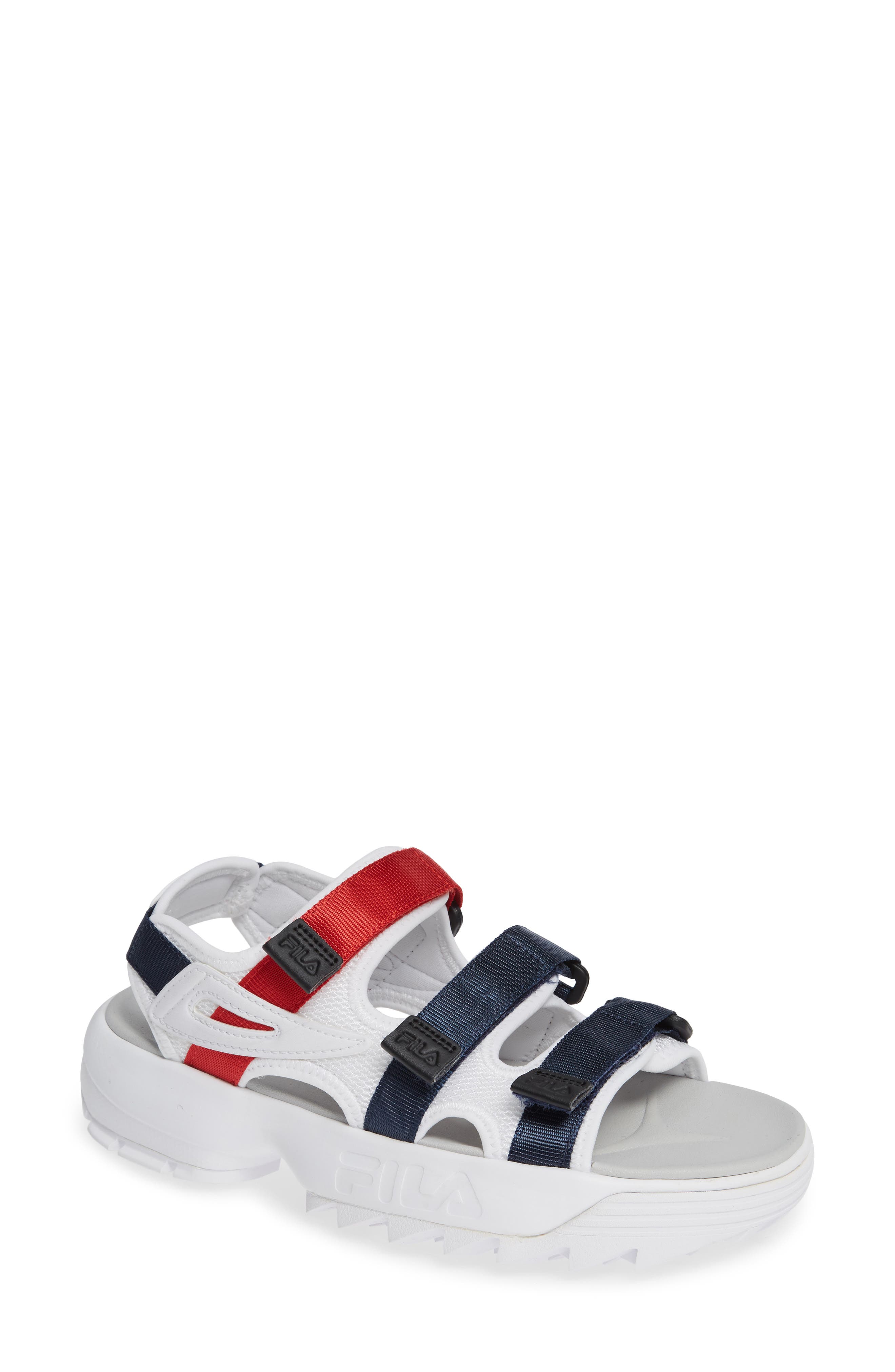 UPC 607949211438 product image for Women's Fila Disruptor Sandal, Size 9 M - White | upcitemdb.com