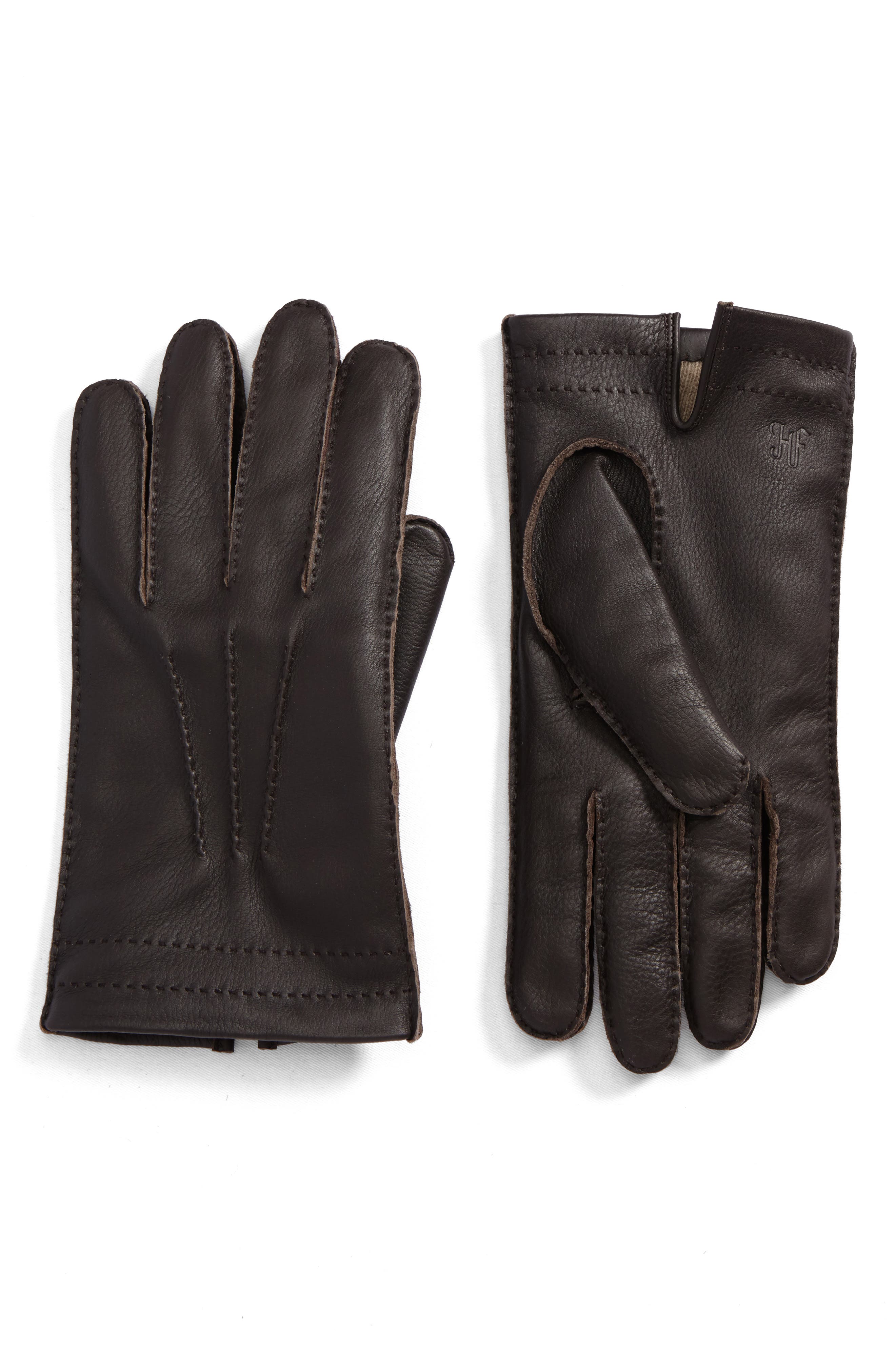 Hickey Freeman Deerskin Leather Gloves