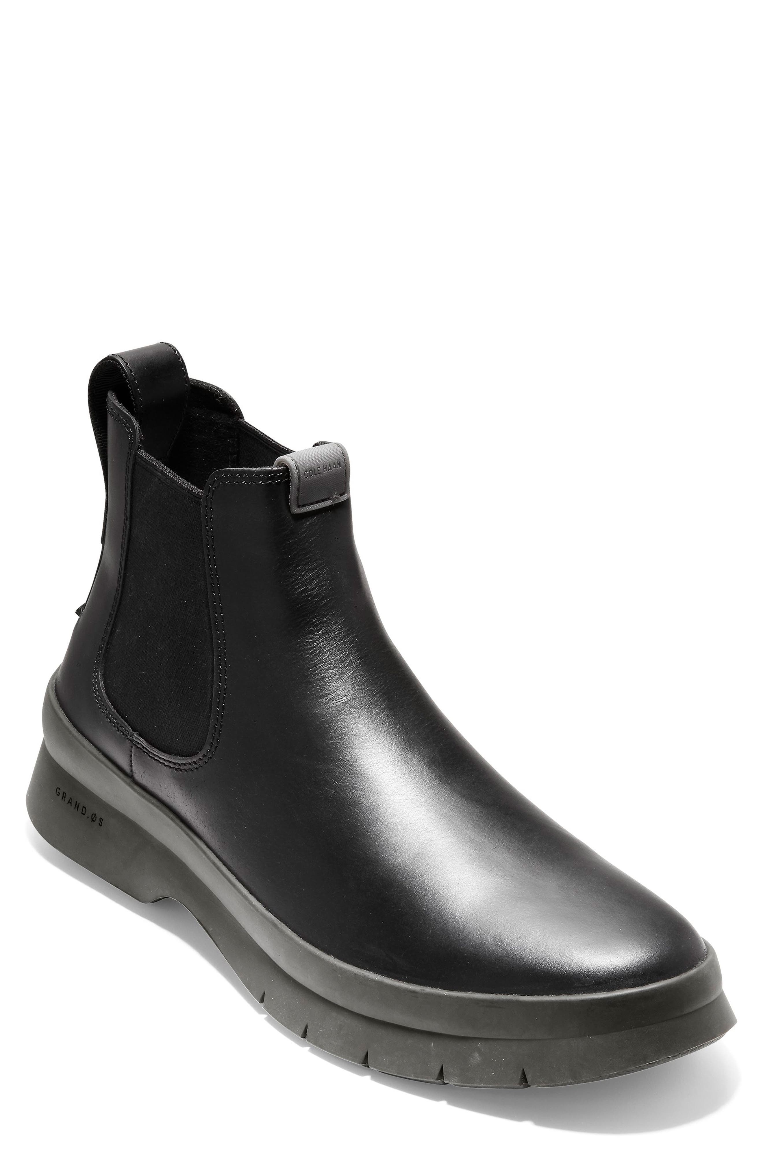Cole Haan Pinch Utility Waterproof Chelsea Boot, Black