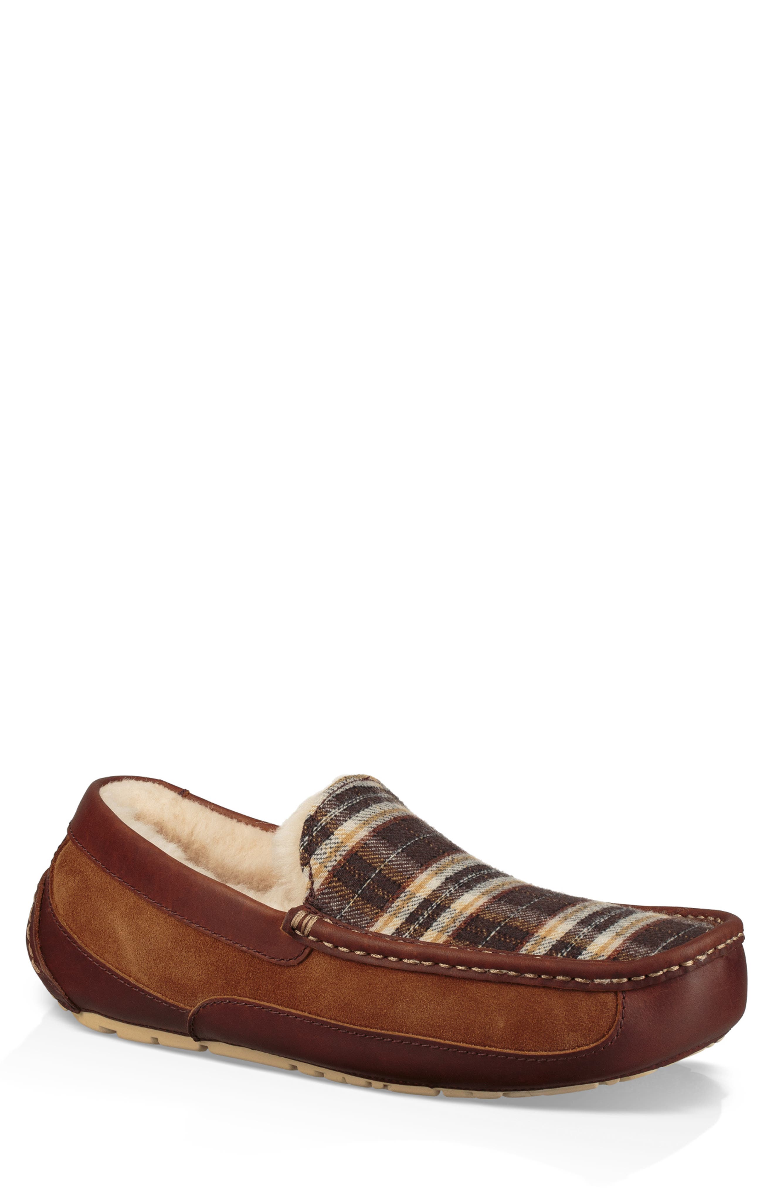 Ugg Men's Ascot Plaid Holiday Slippers 