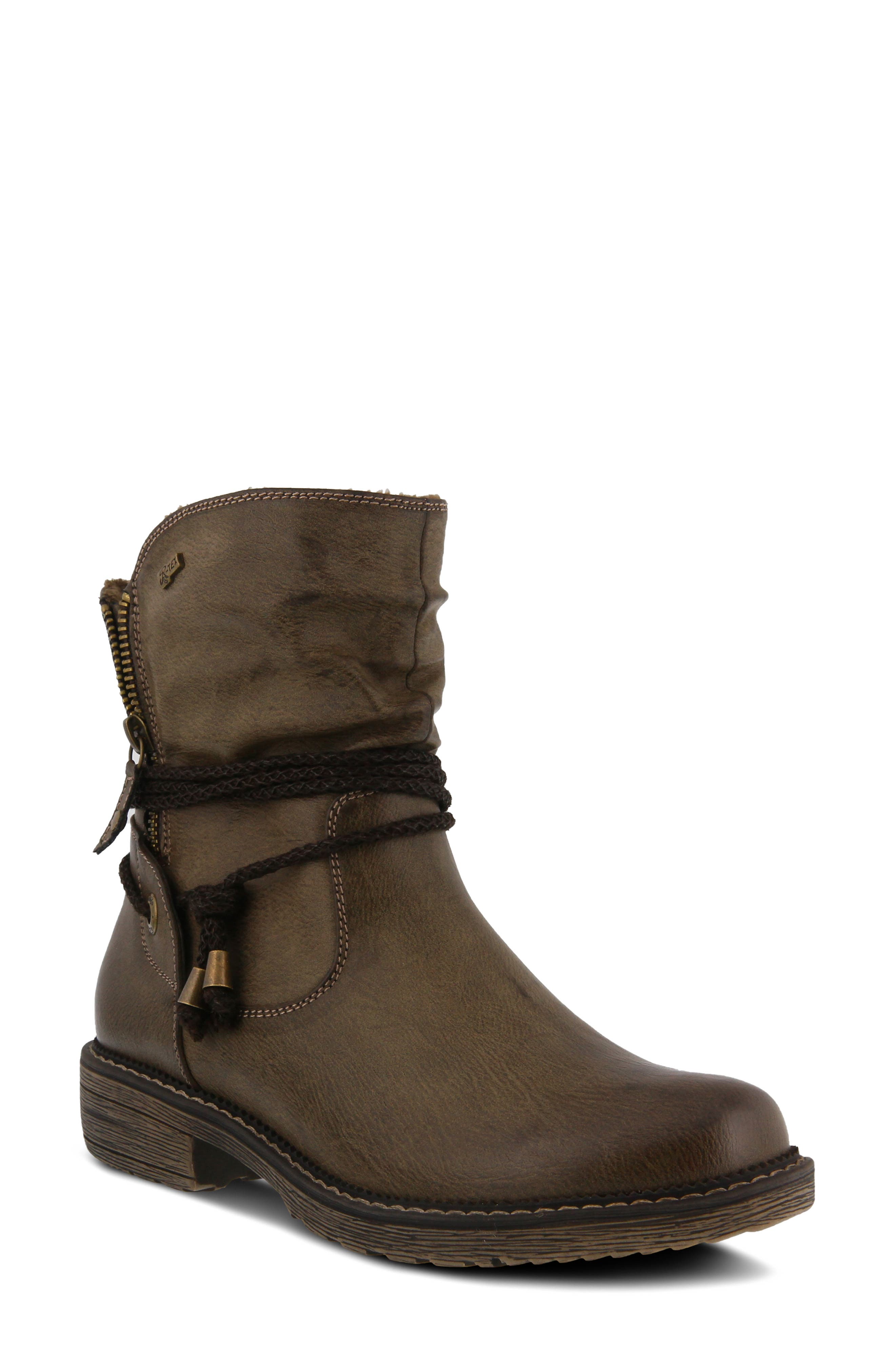 Spring Step Kathie Bootie - Brown