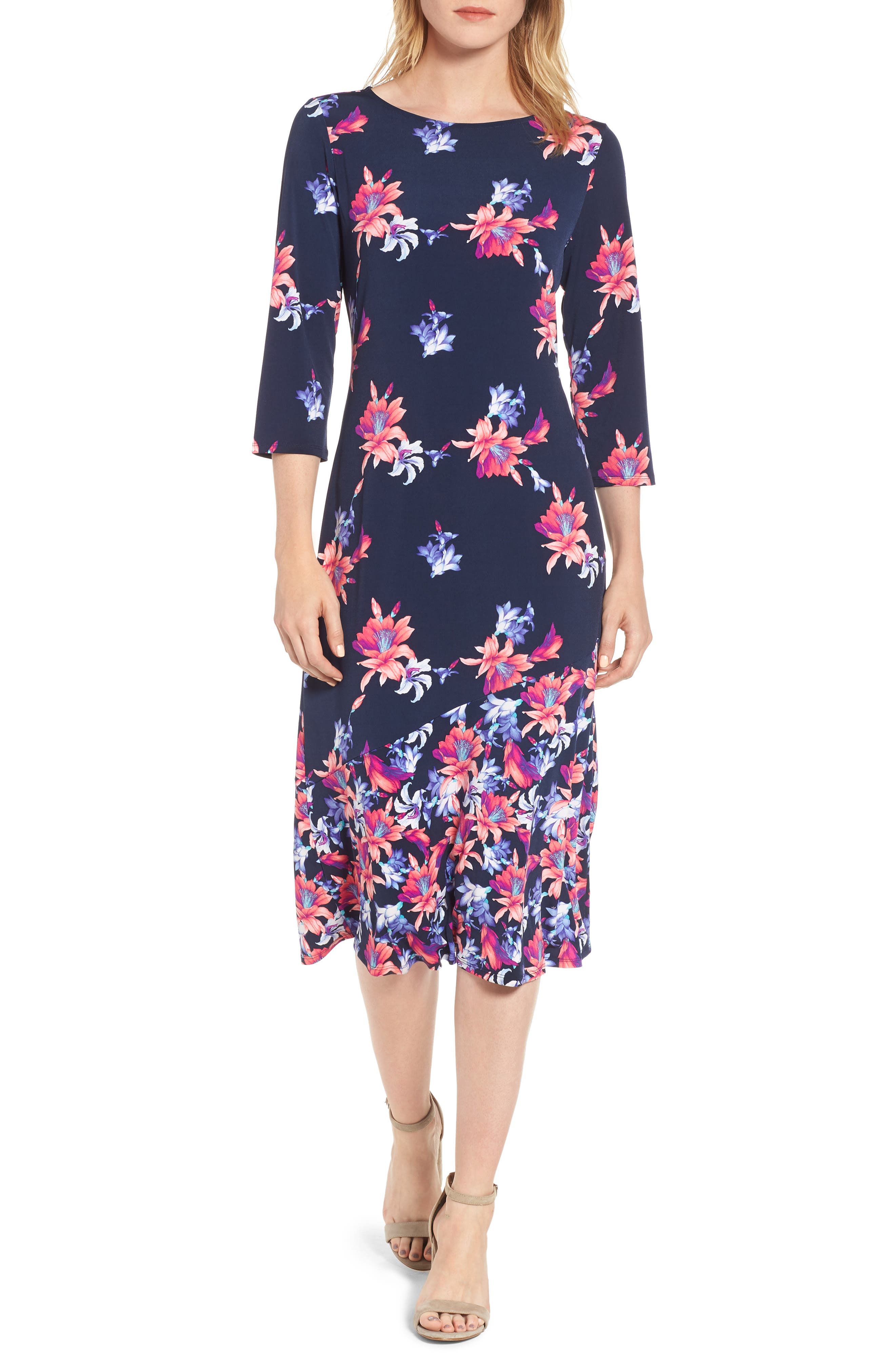 Tommy Bahama Costa Cactus Midi Dress, Blue