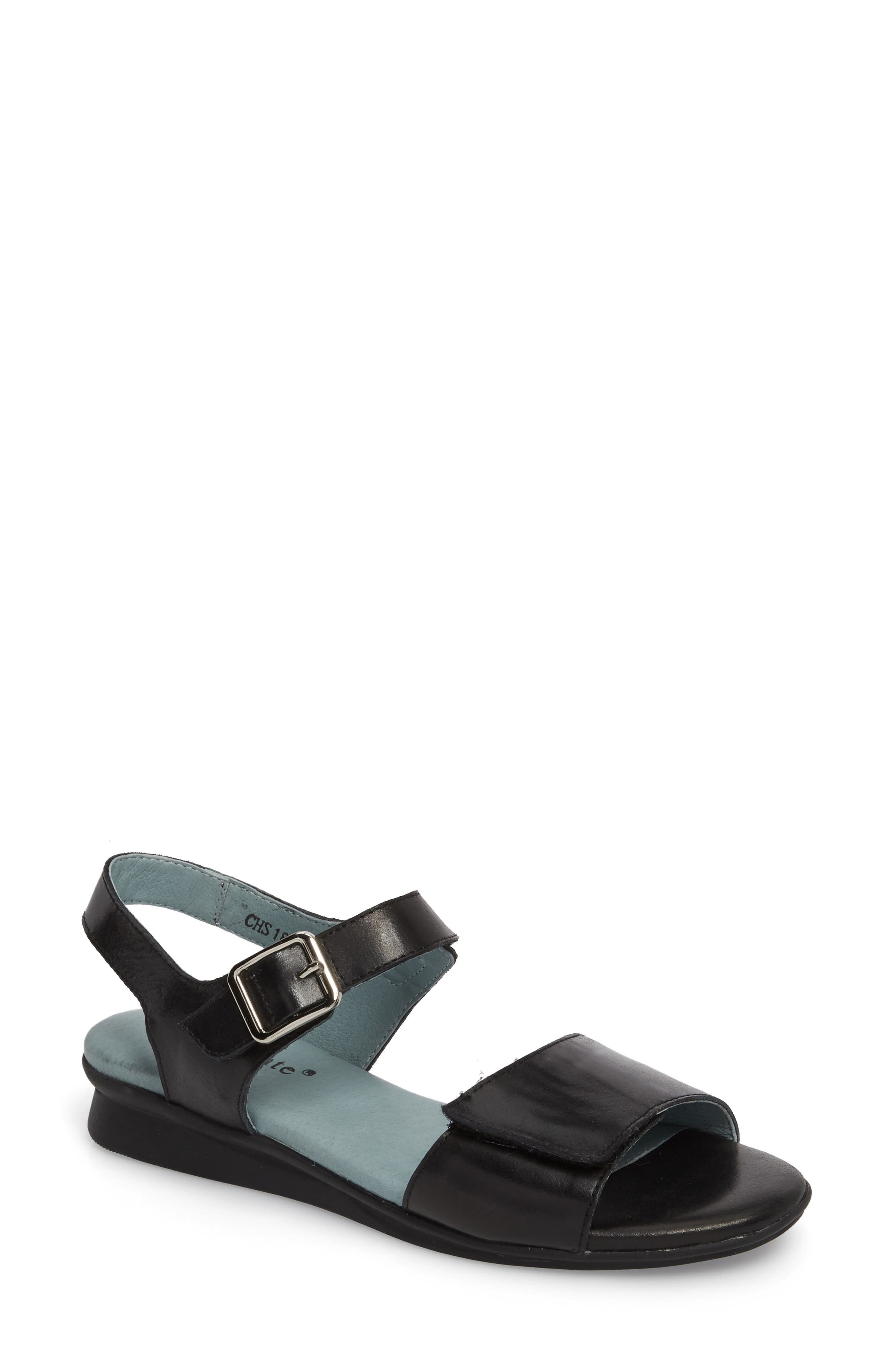 David Tate Light Sandal, Black