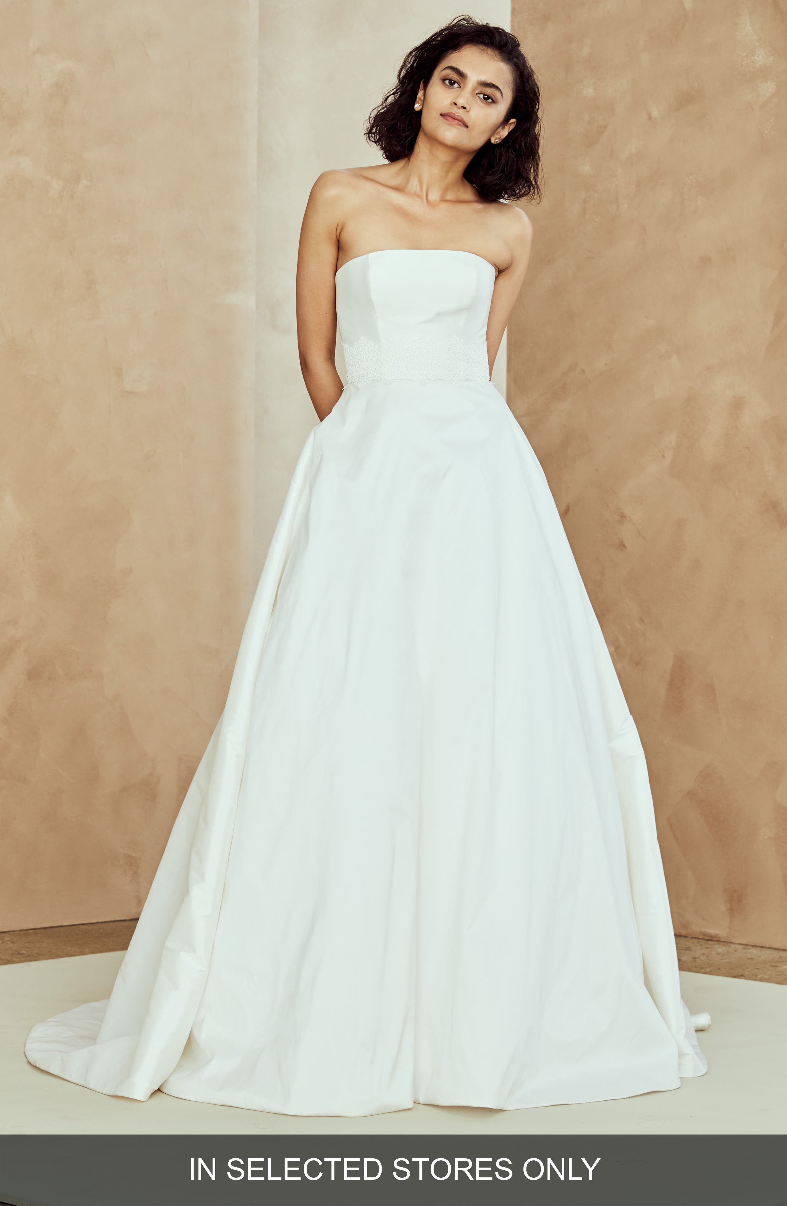 Nouvelle Amsale Ana Strapless Ballgown, Size IN STORE ONLY - Ivory