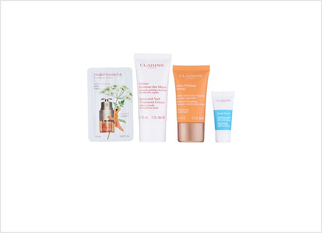 Clarins gift with purchase.