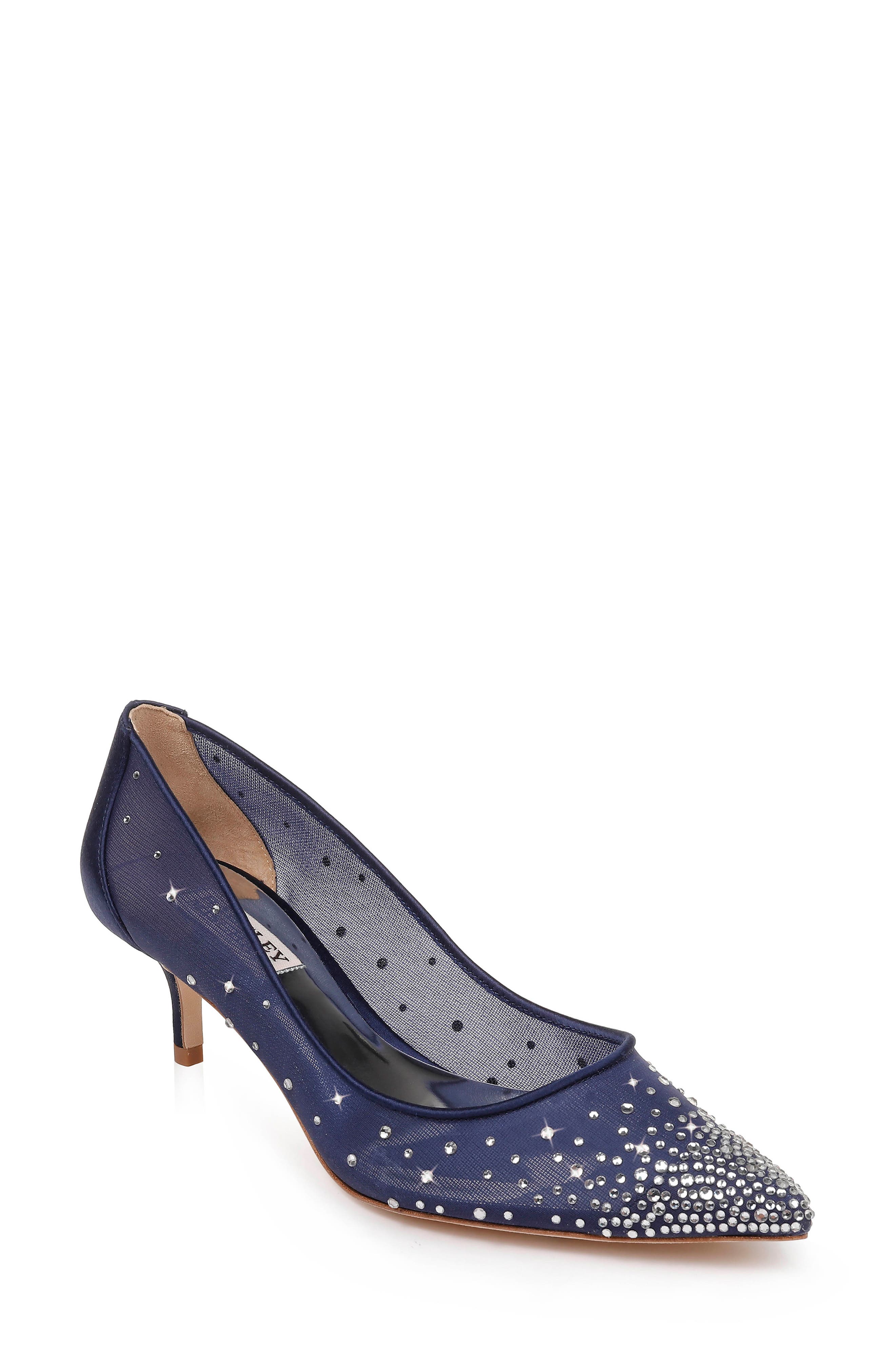 Badgley Mischka Felicity Crystal Embellished Pump